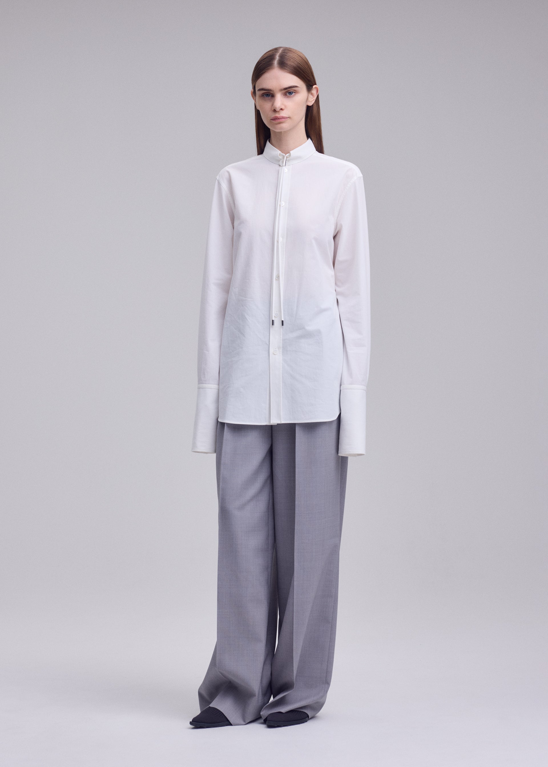 Issey Miyake Monsieur Shirt košile Black stojáček