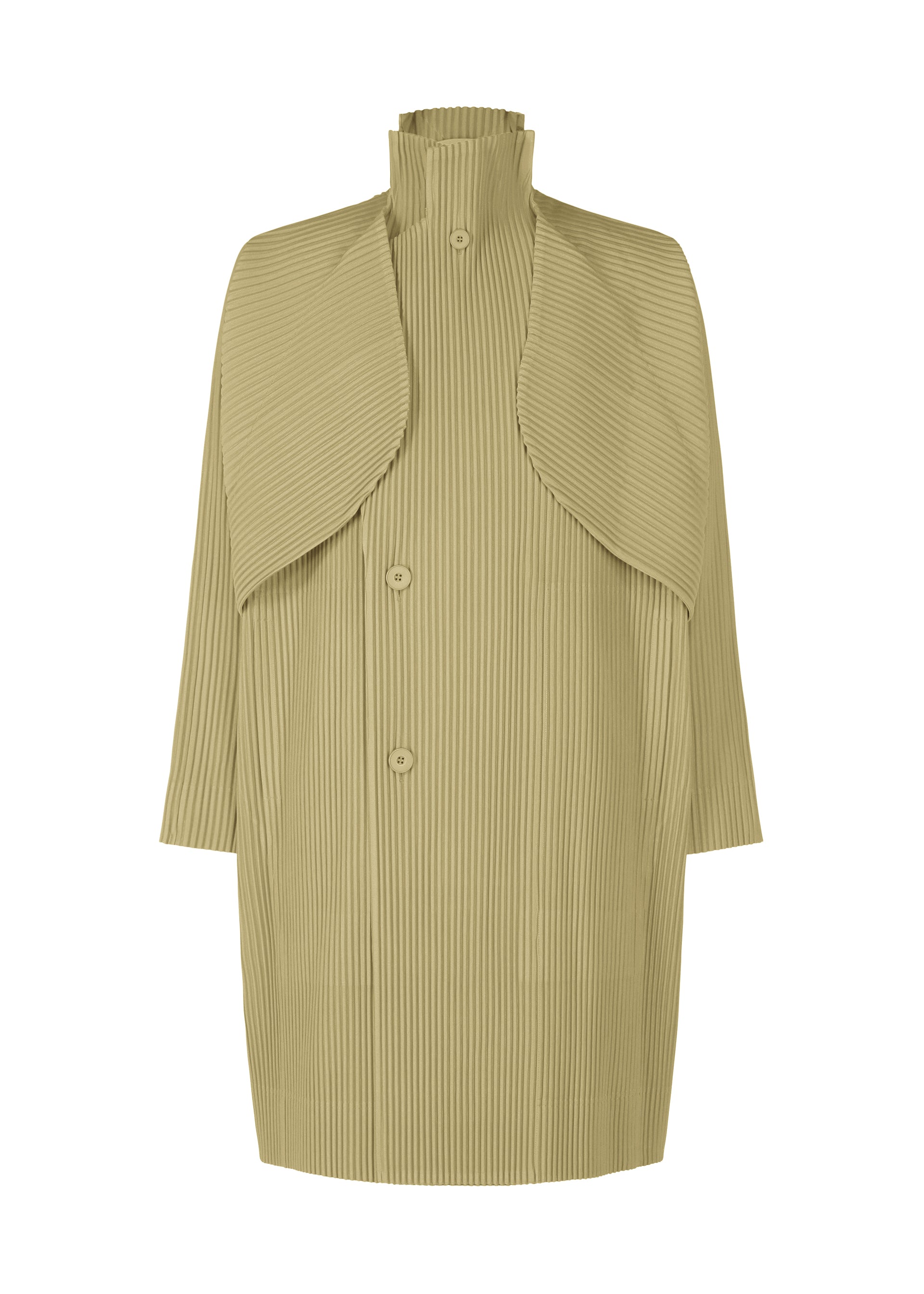 Issey Miyake Cover Fold kabát černý 3
