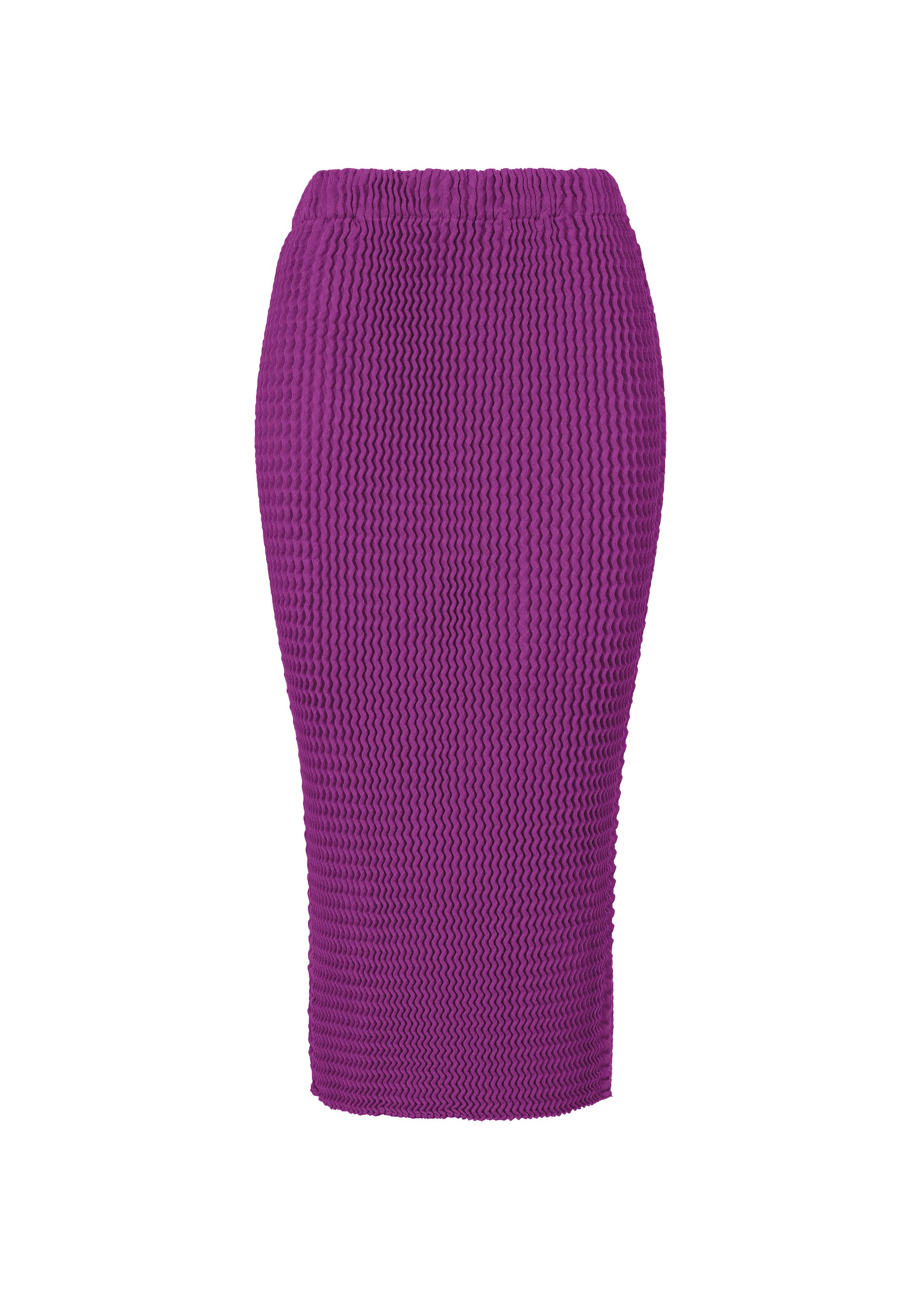 Issey Miyake Spongy 68 pletená sukně šedá 2 bavlna