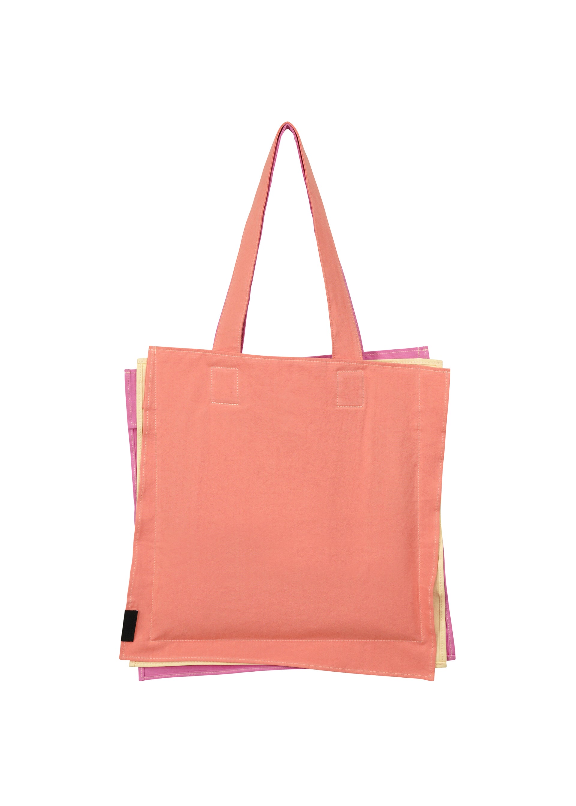 Issey Miyake Irogami tote bílý mix bavlna A4