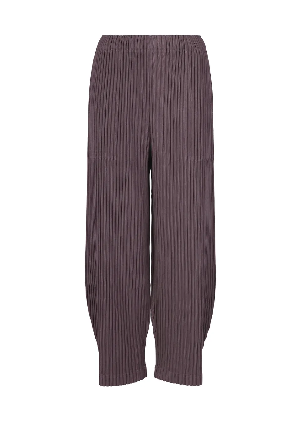 Issey Miyake Corduroy Pleats kalhoty taupe široké