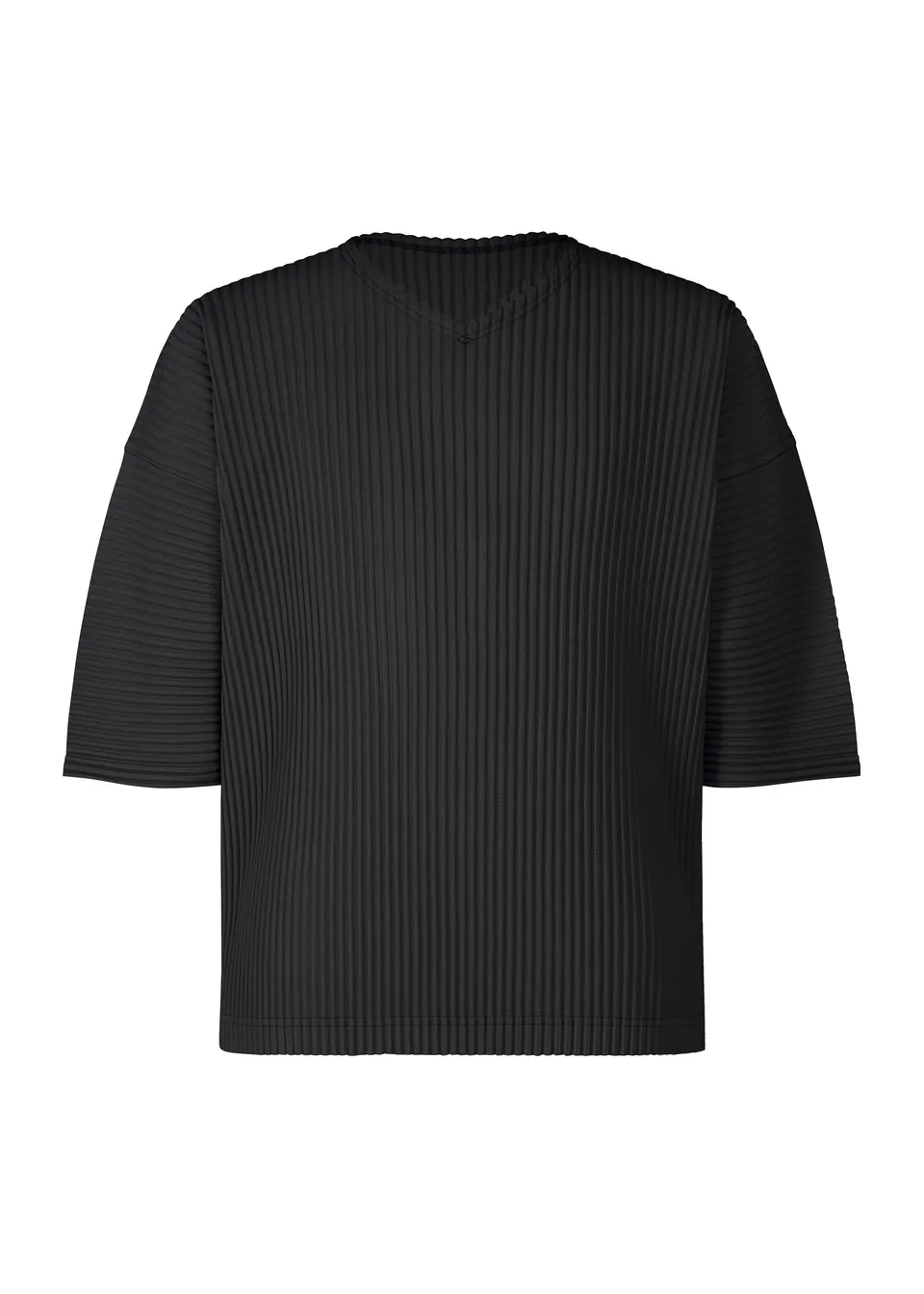 Issey Miyake Monthly Colors July top black V-neck