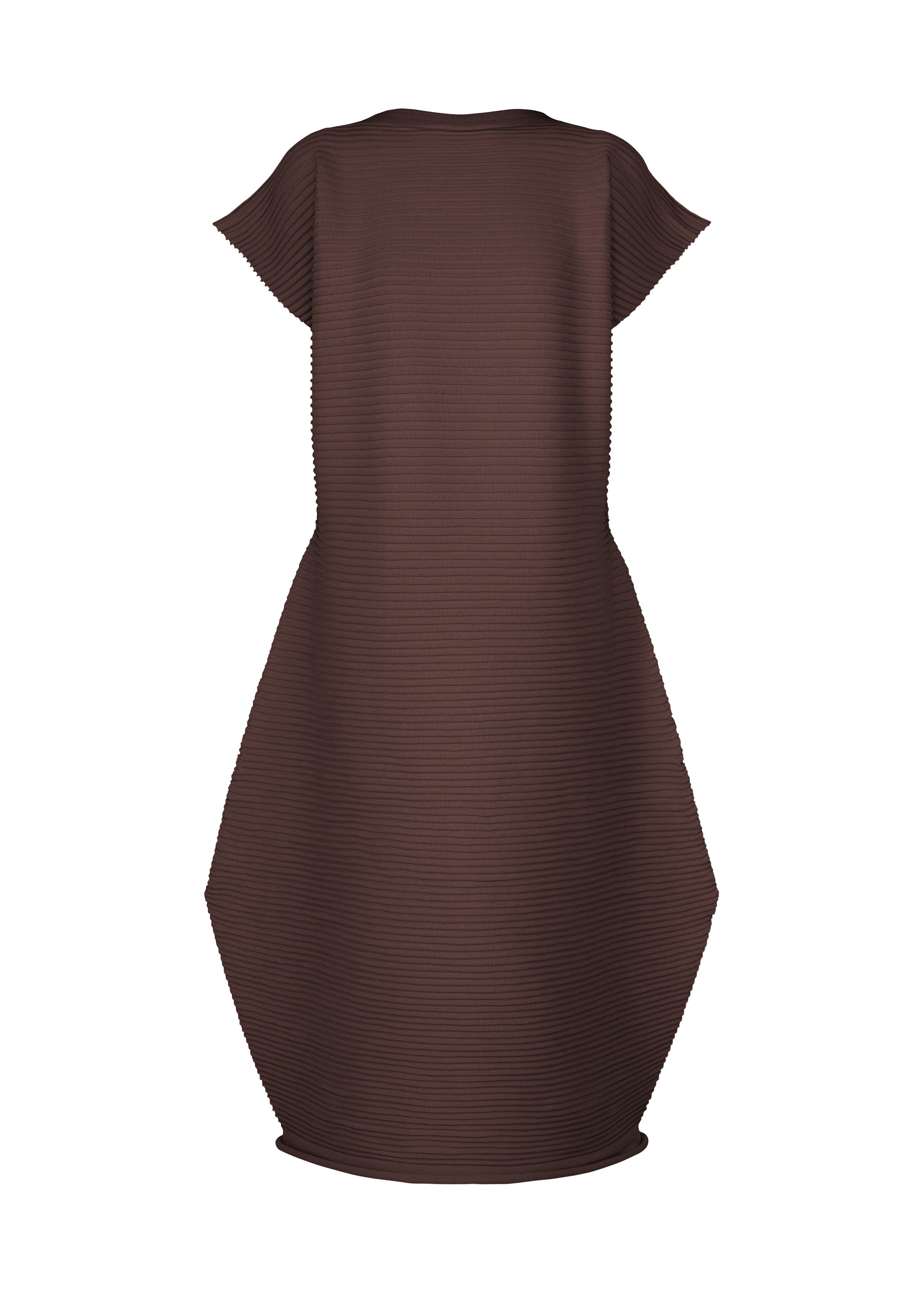 Issey Miyake Zig Zag Knit šaty černá pletené bez švů