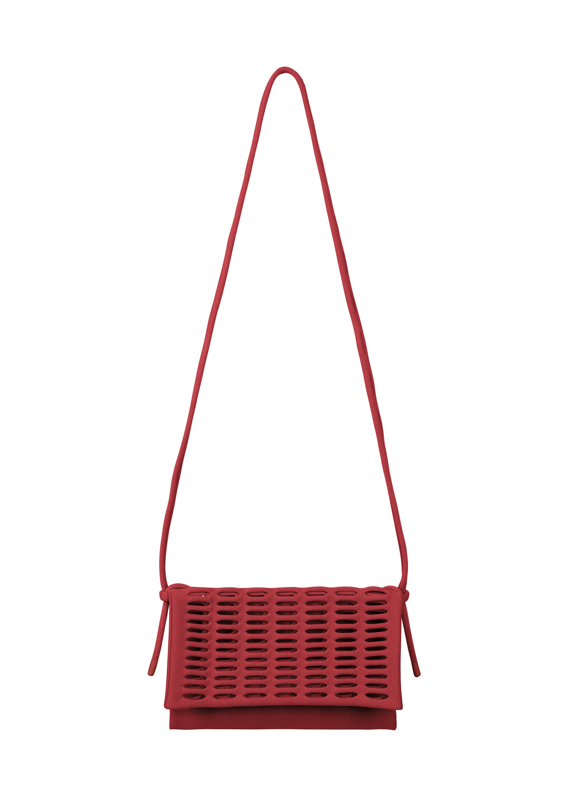 Issey Miyake Mokko Flap Pouch kabelka černá pletená