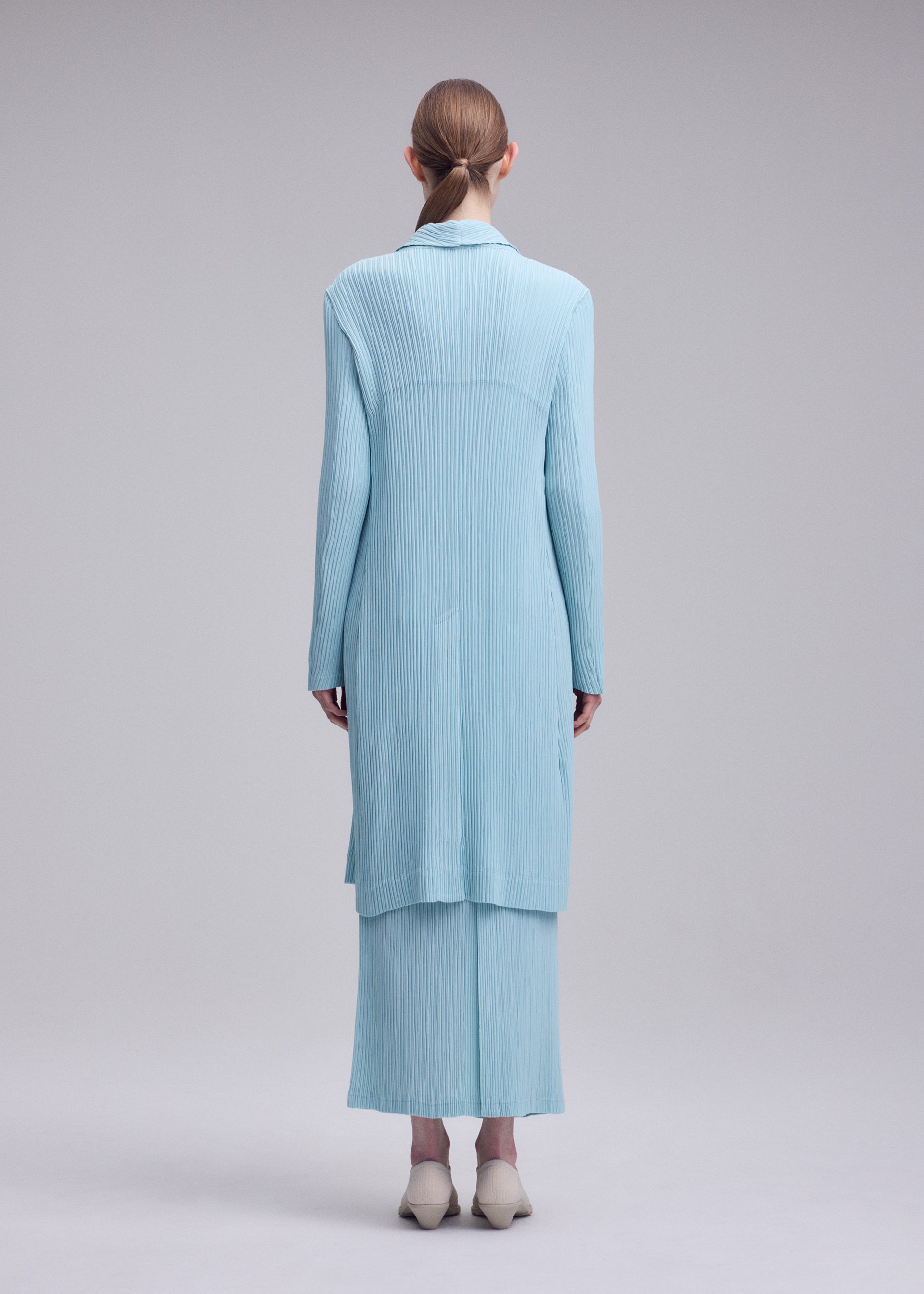 Issey Miyake Hatching Pleats dlouhá sukně černá vel. 2
