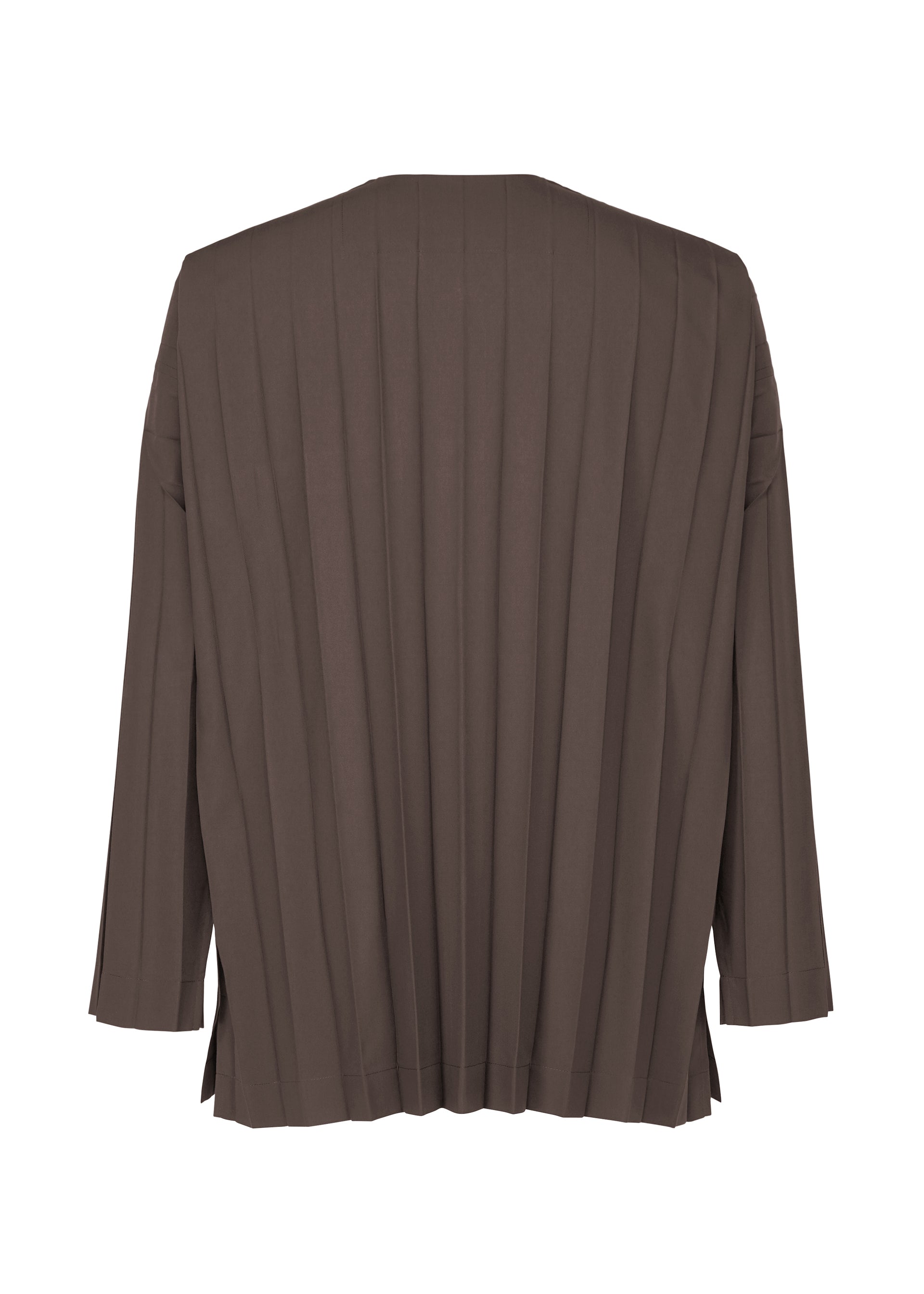 Issey Miyake Edge Shirt košile šedá plisovaná