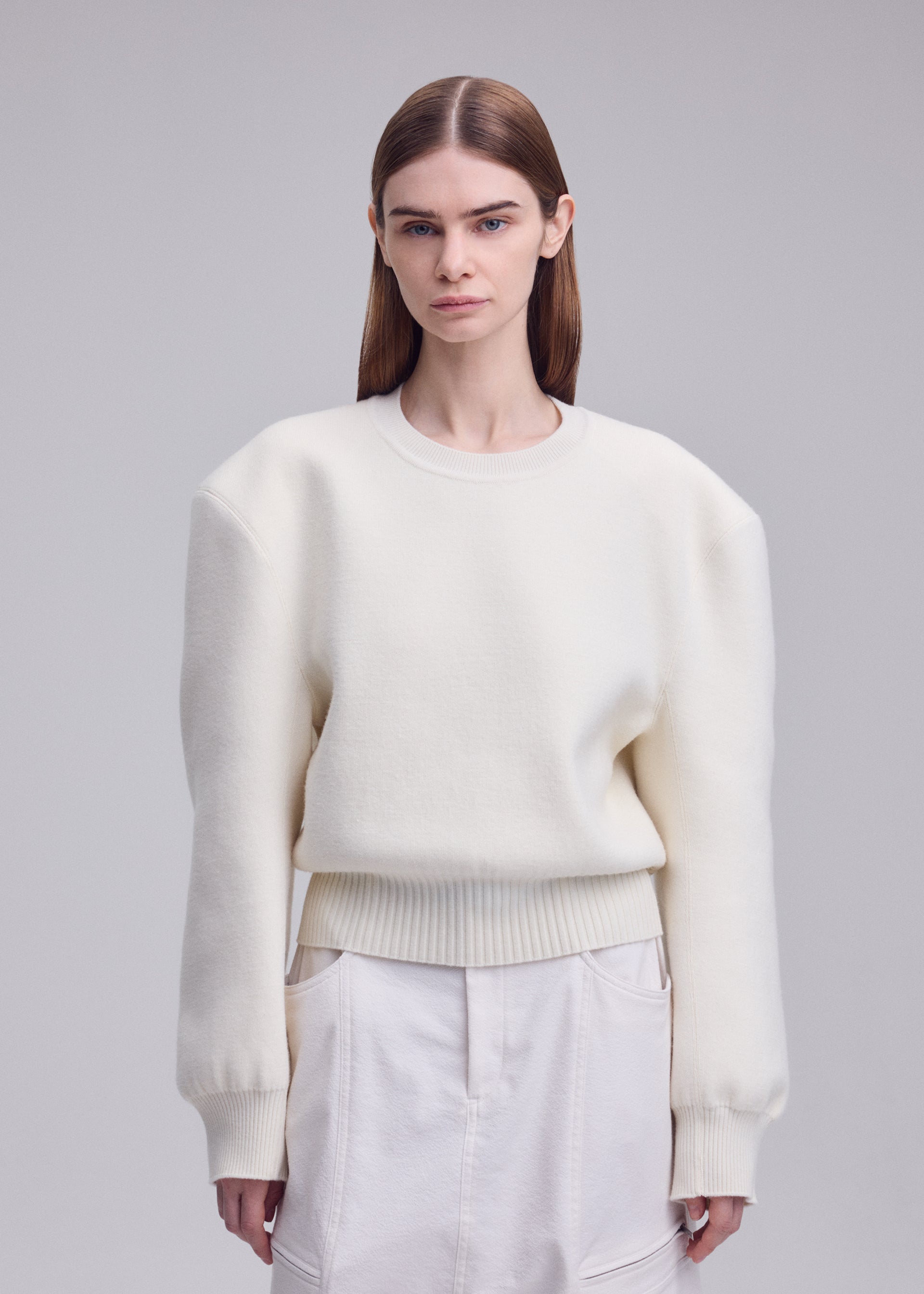 Issey Miyake Handsome Knit svetr černý vlněný