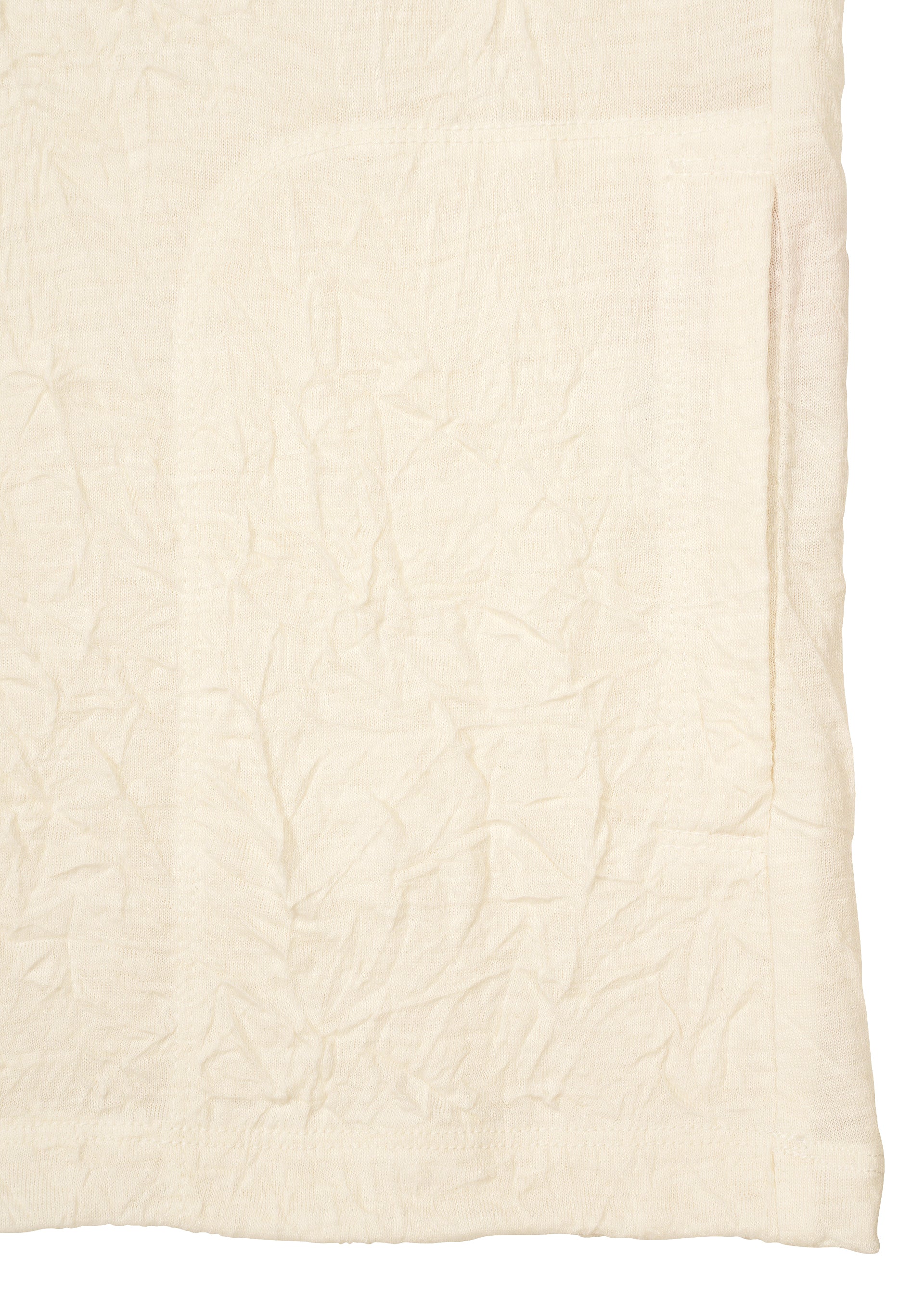 Issey Miyake HaaT W/P Washer HA63209 dámský rolák bílý s kapsou