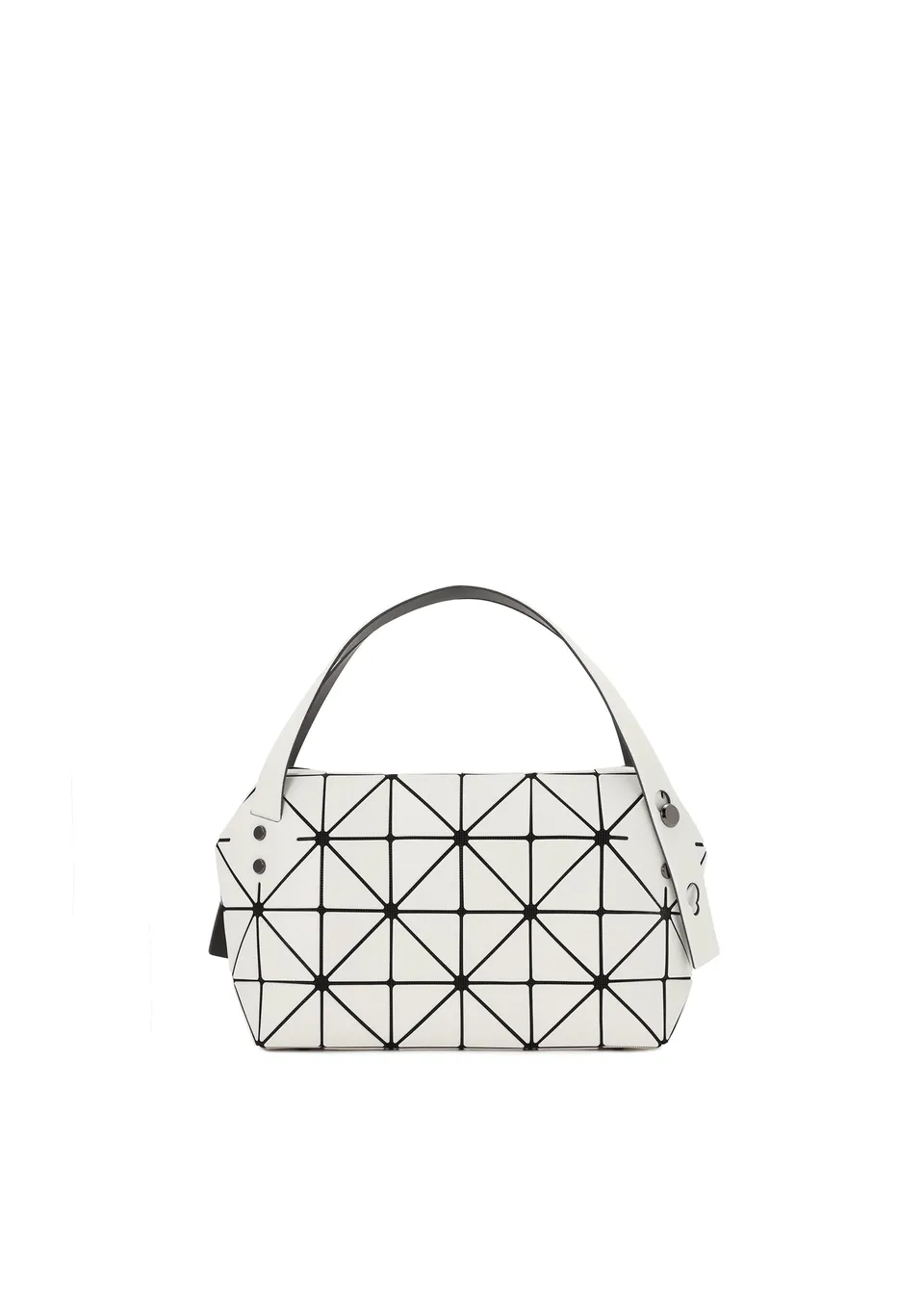 Issey Miyake Bao Bao Boston kabelka Off White mini