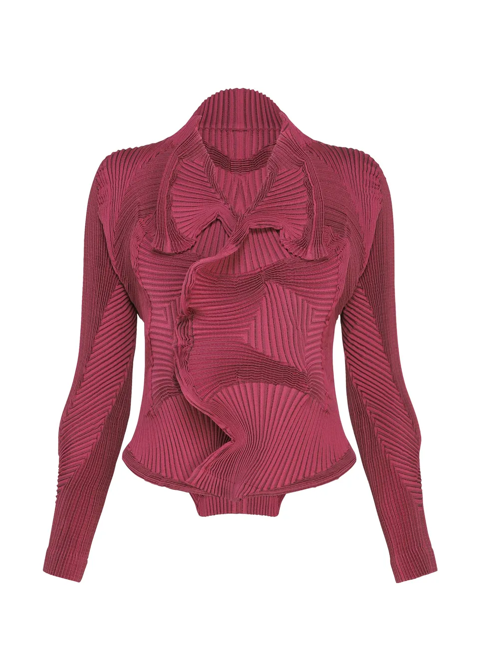 Issey Miyake TYPE-O 003-1 bunda pink skládaná
