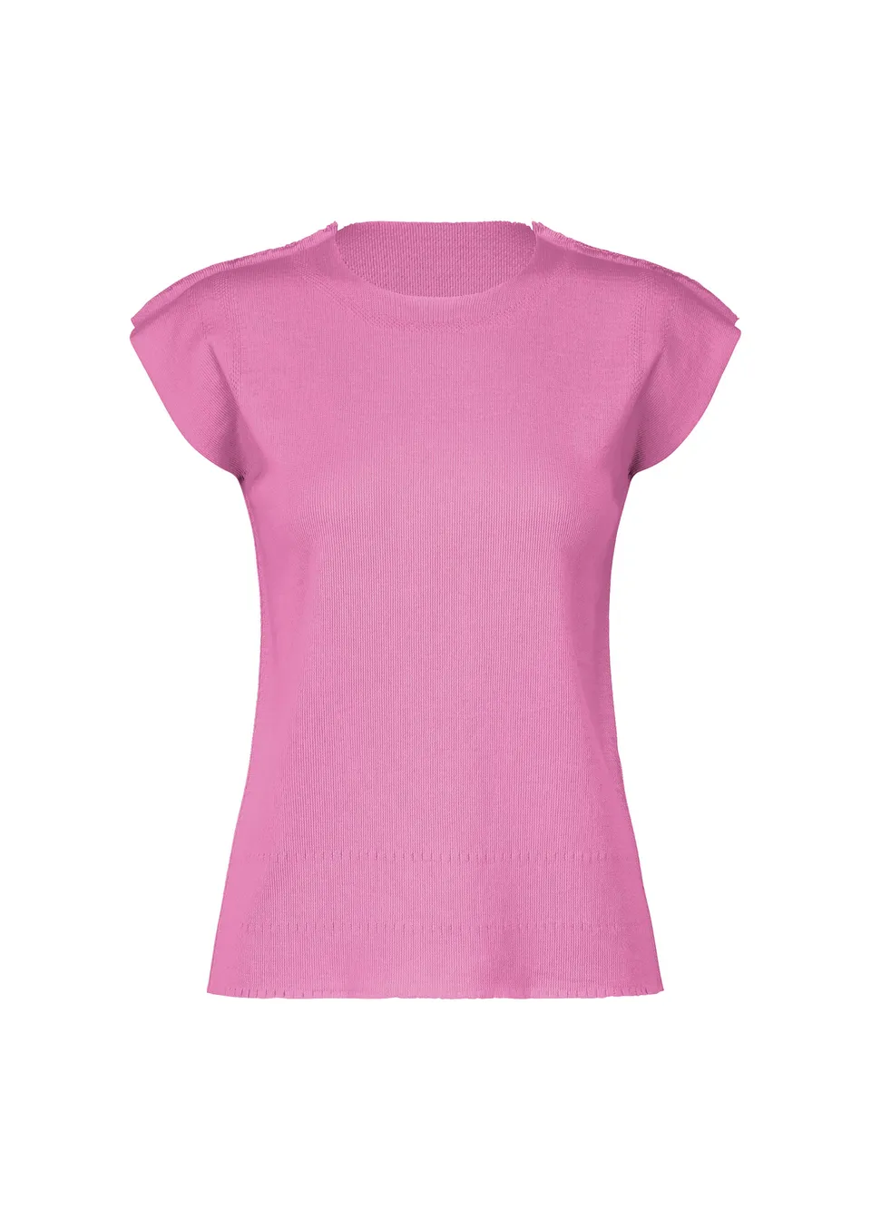 Issey Miyake Type-A 001-3 top Fuchsia Pink francouzský rukáv