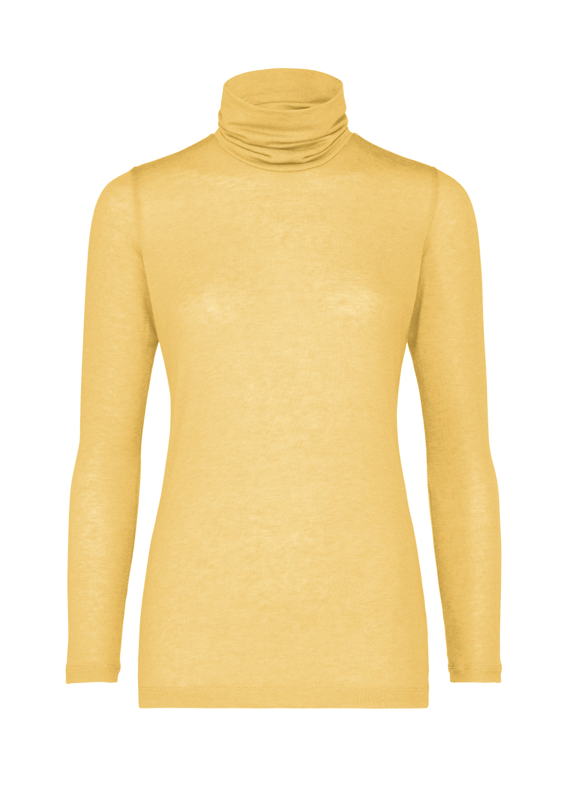 Issey Miyake Wool Mix Jersey rolák černý vlněný