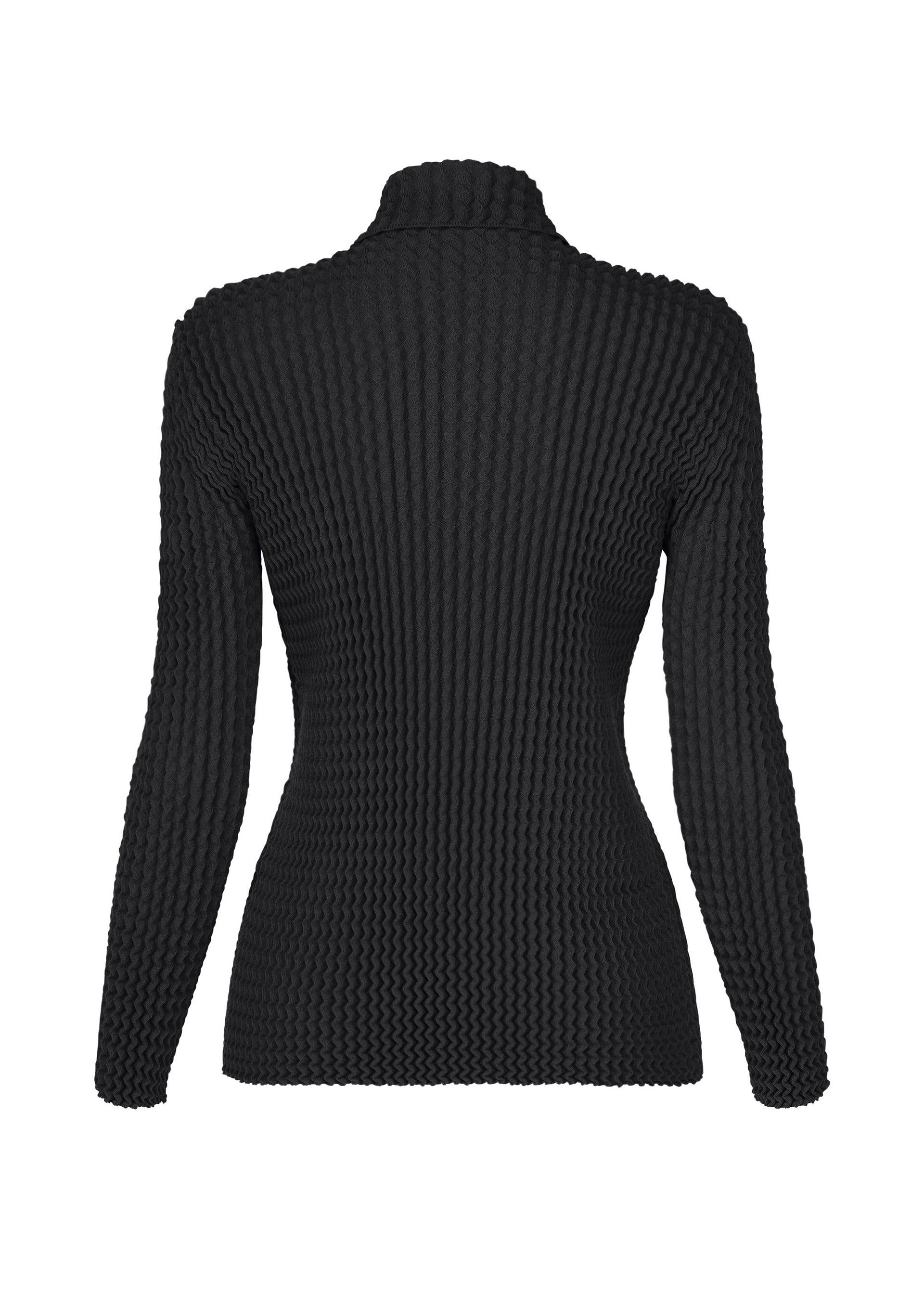 Issey Miyake Spongy BK-68 polo černé pletené vel. 2