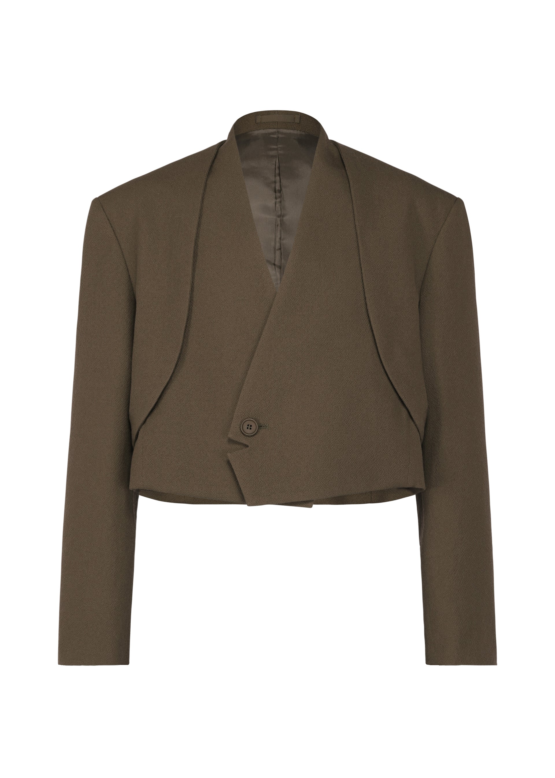 Issey Miyake Shrink Wool LA63FD101 bunda černá