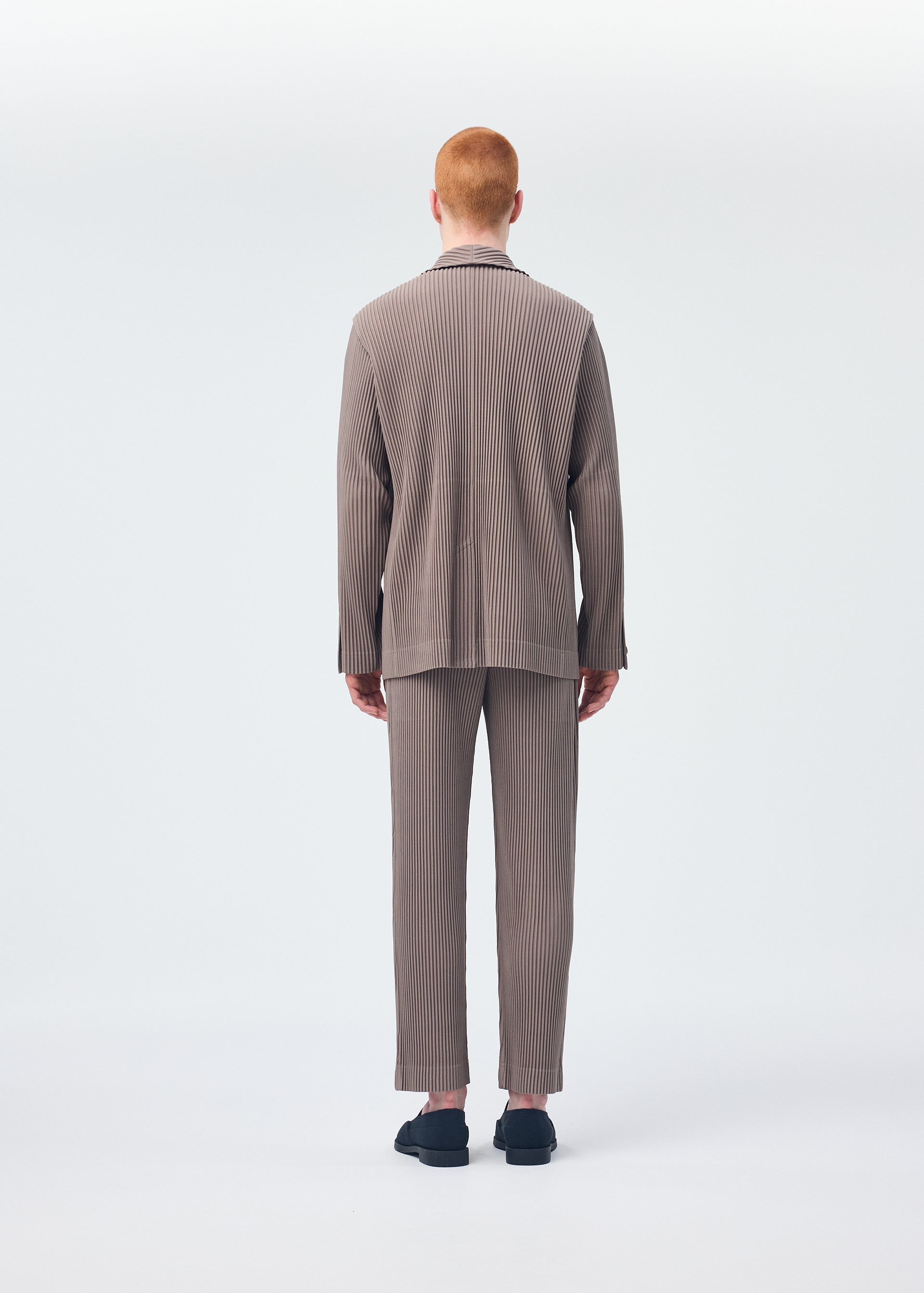 Issey Miyake Tailored Pleats 1 sako Riverside Gray lehké