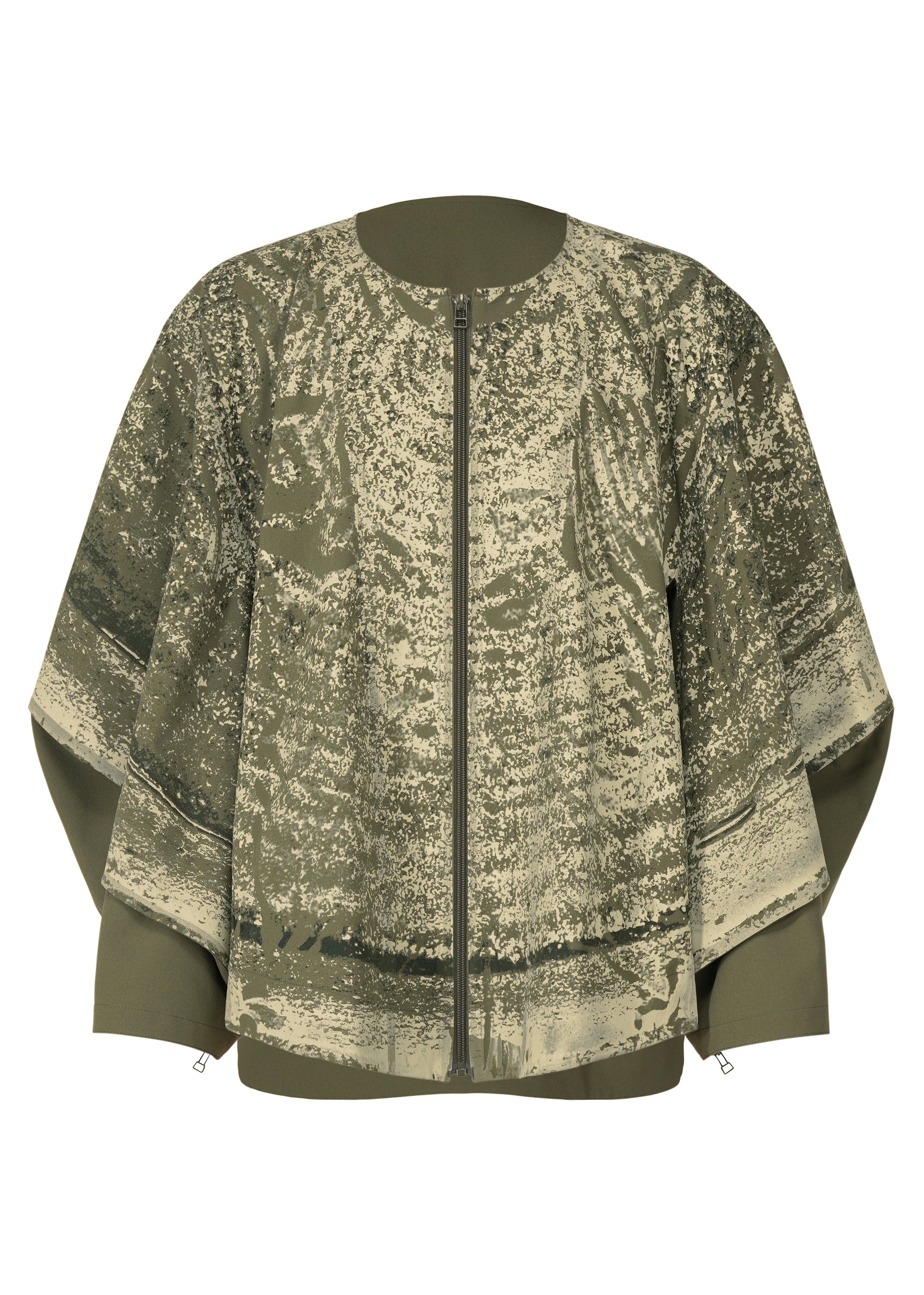 Issey Miyake Kaiyu LA61501 bunda Black celadon potisk
