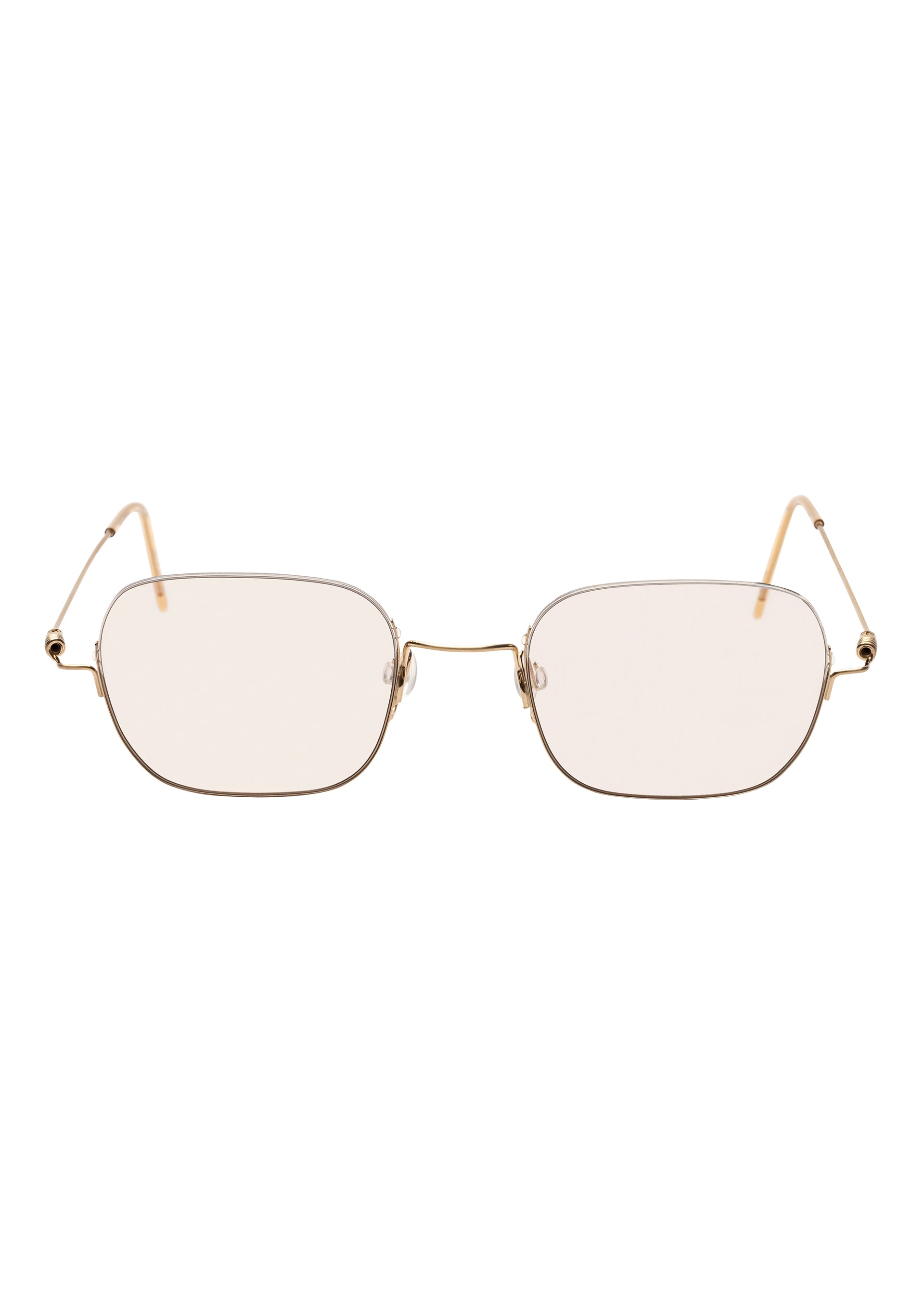 Issey Miyake Coil Square sluneční brýle Gold světlé