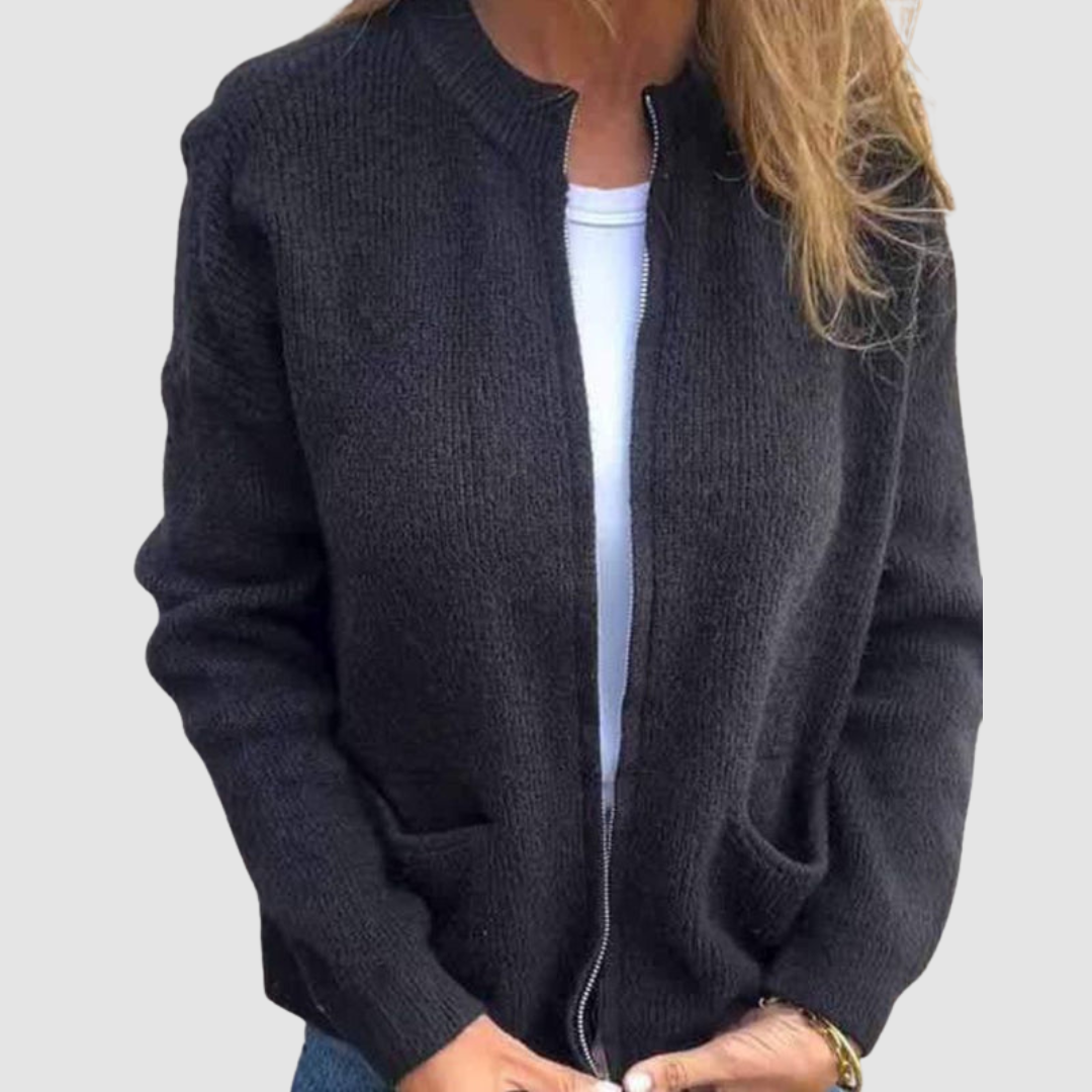 Norielle dlouhý cardigan s kapsami šedá