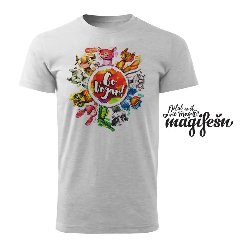 Magifešn XY Veggie tričko unisex z biobavlny