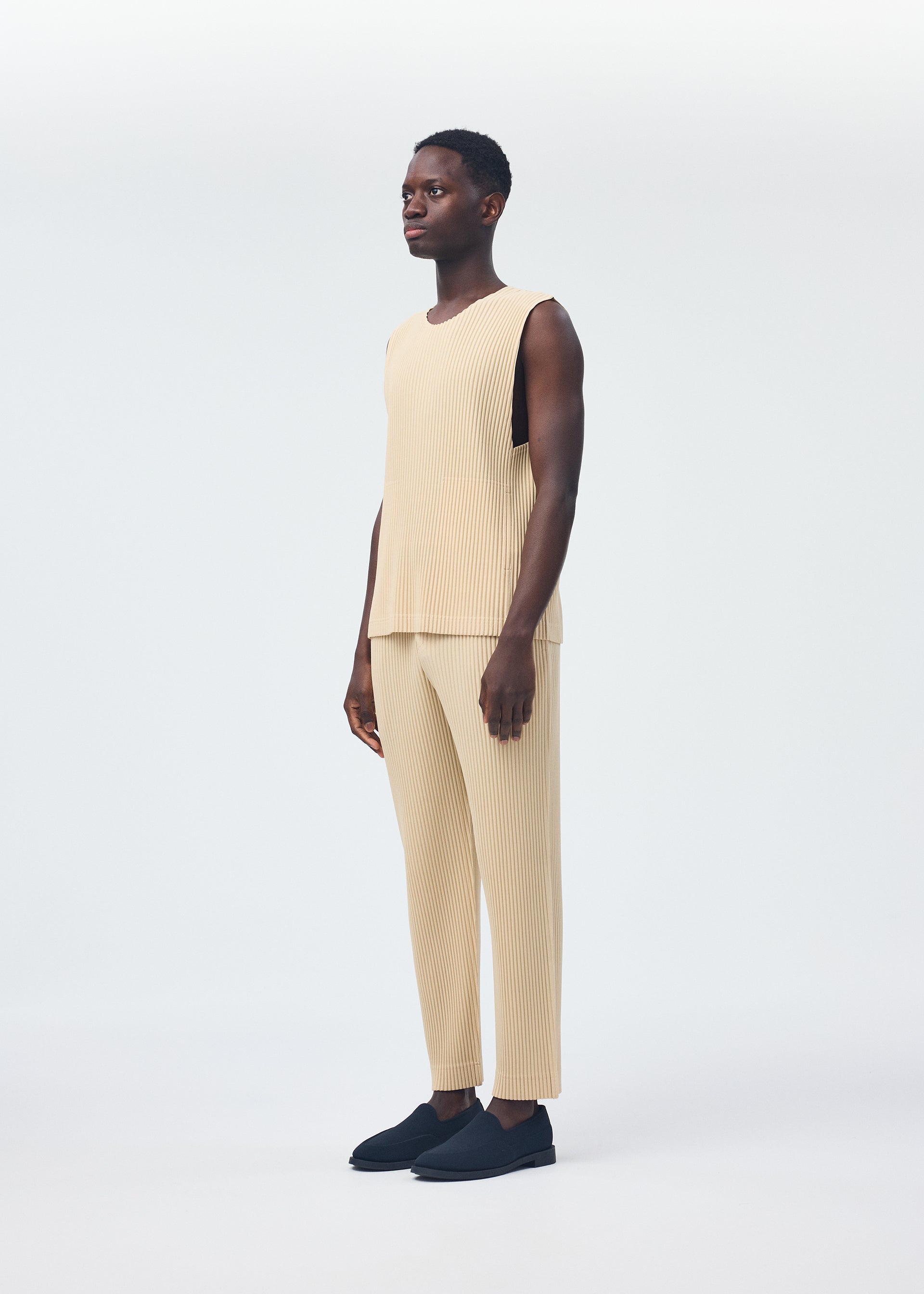 Issey Miyake Tailored Pleats 2 vesta pánská černá