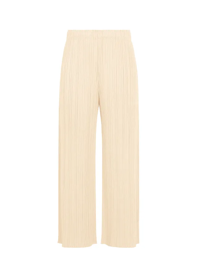Issey Miyake Monthly Colors August kalhoty off white rovné