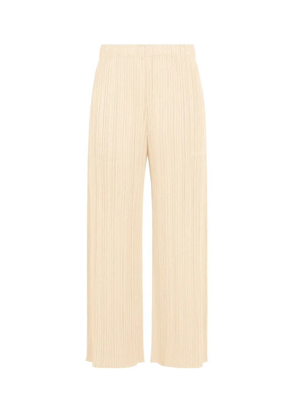 Issey Miyake Monthly Colors August kalhoty off white rovné