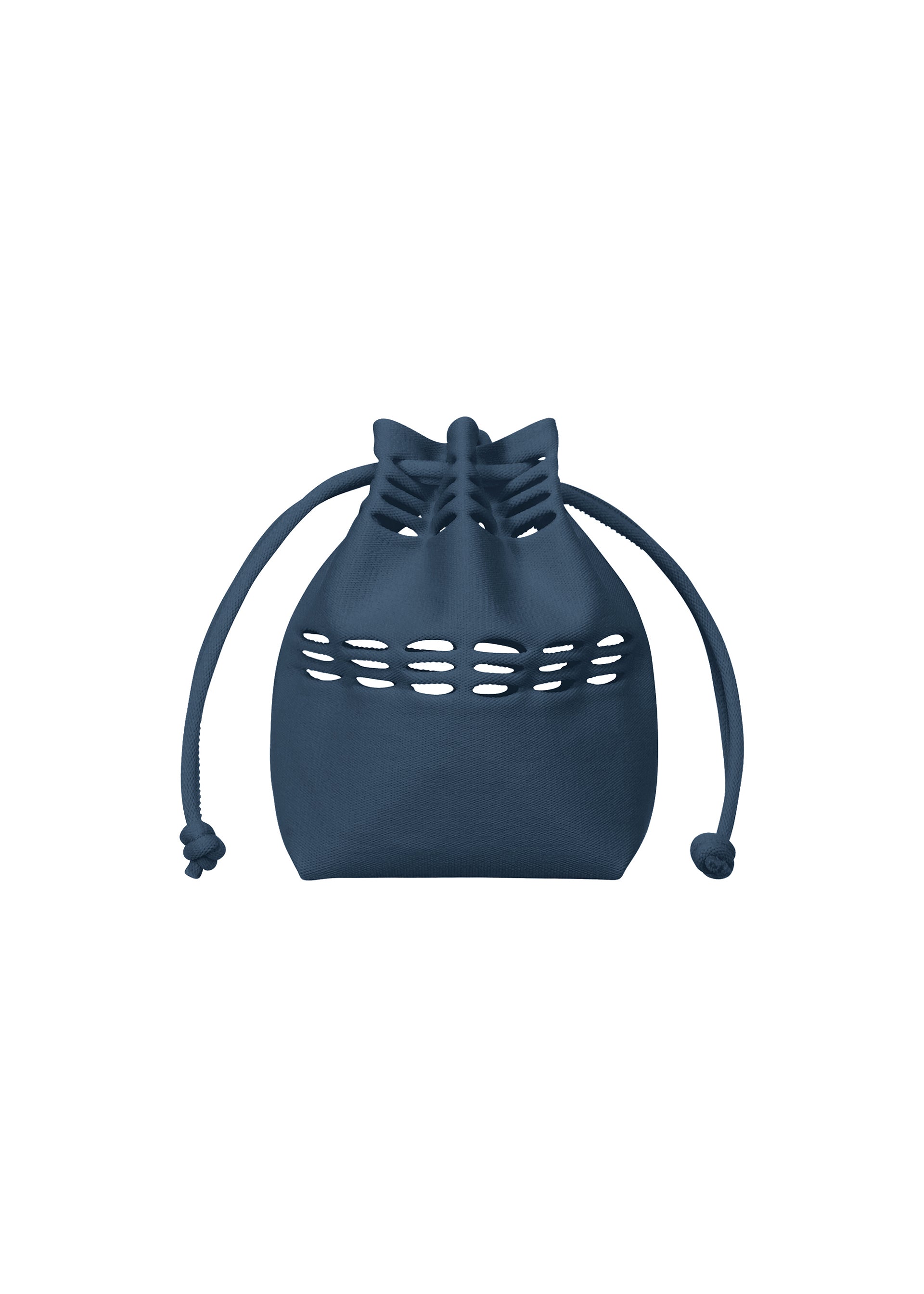 Issey Miyake Mokko Pocket kabelka sytě růžová pletená