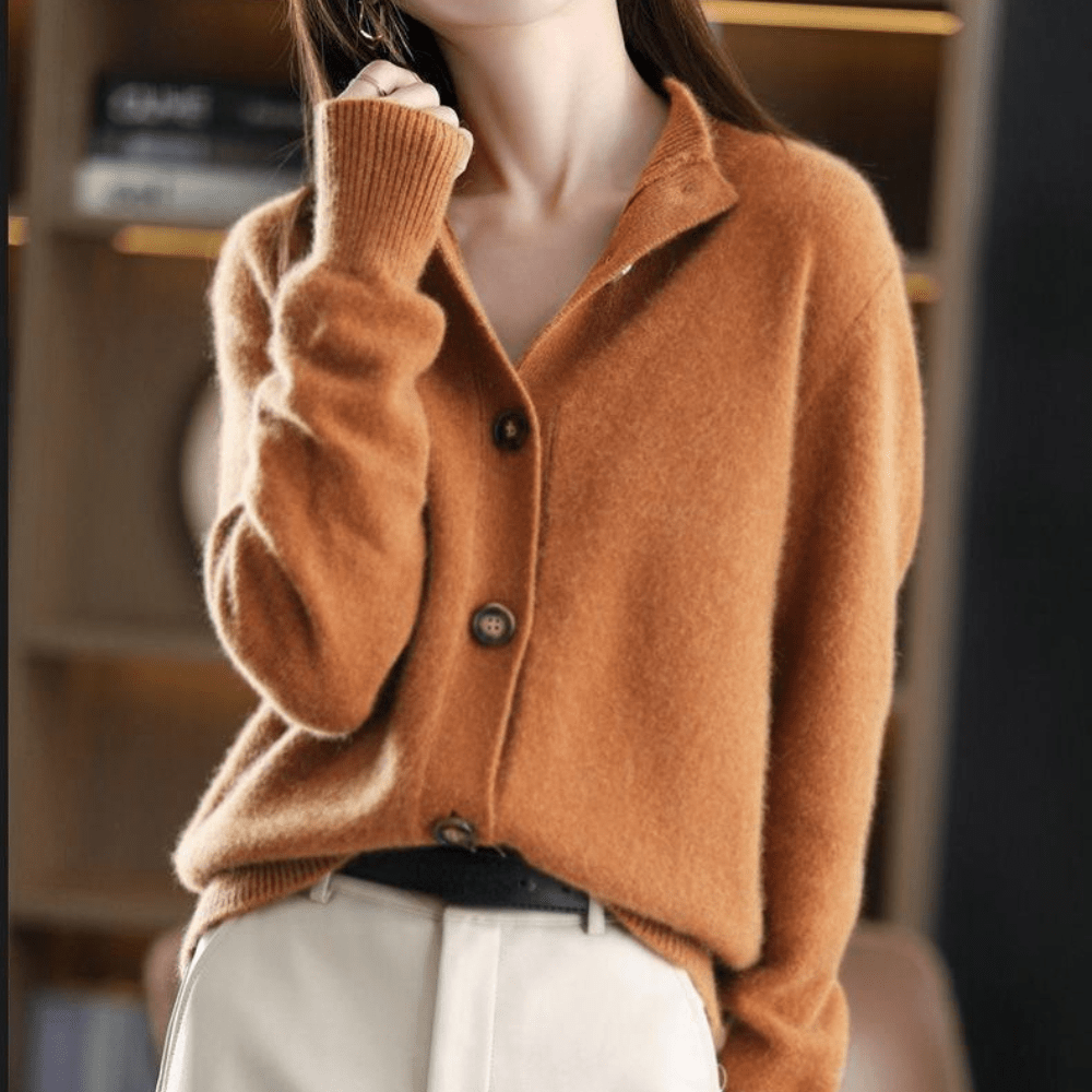 Norielle Intemporelle dámský cardigan béžový na knoflíky