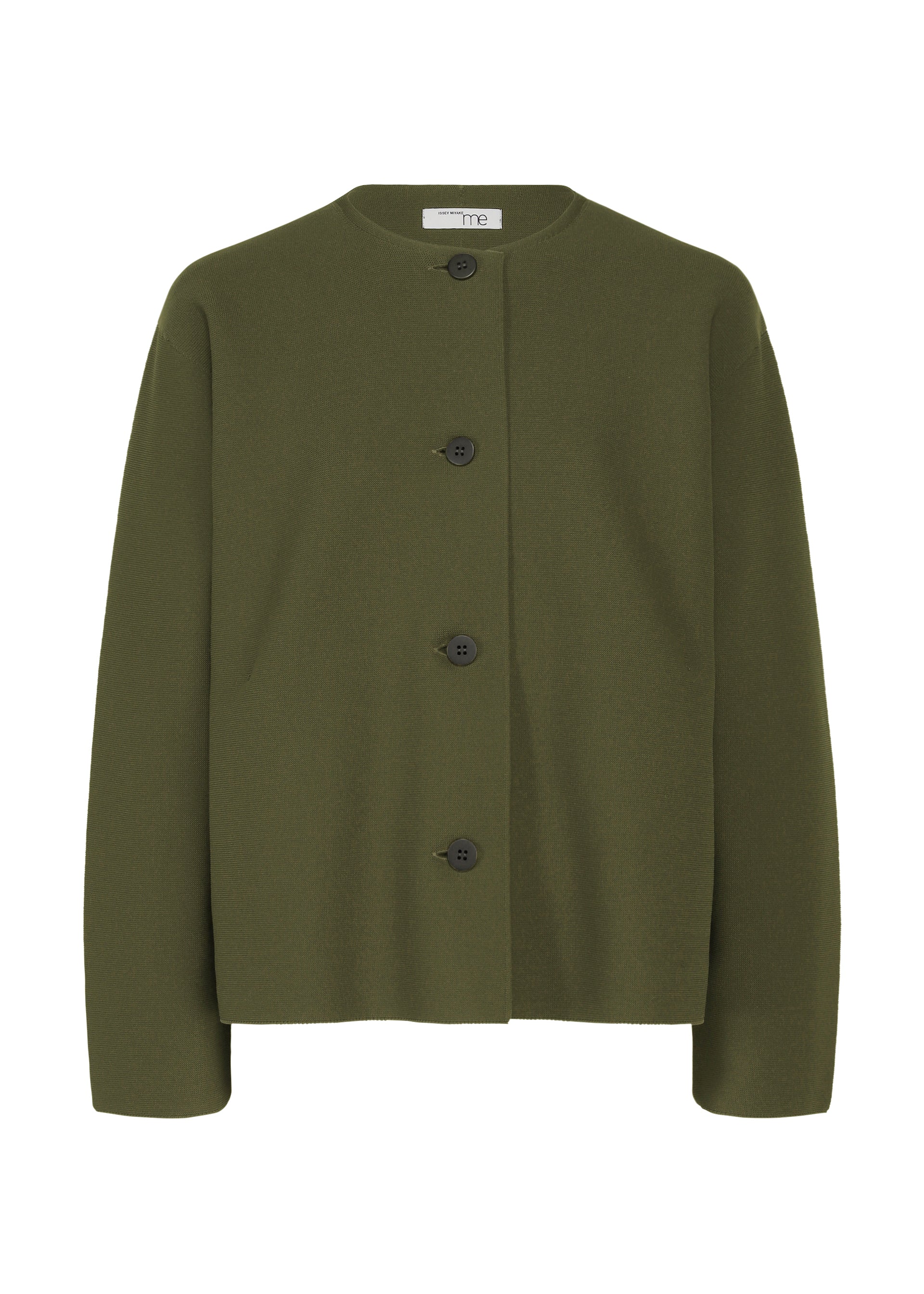 me Issey Miyake Solid Knit bunda smetanová lehká