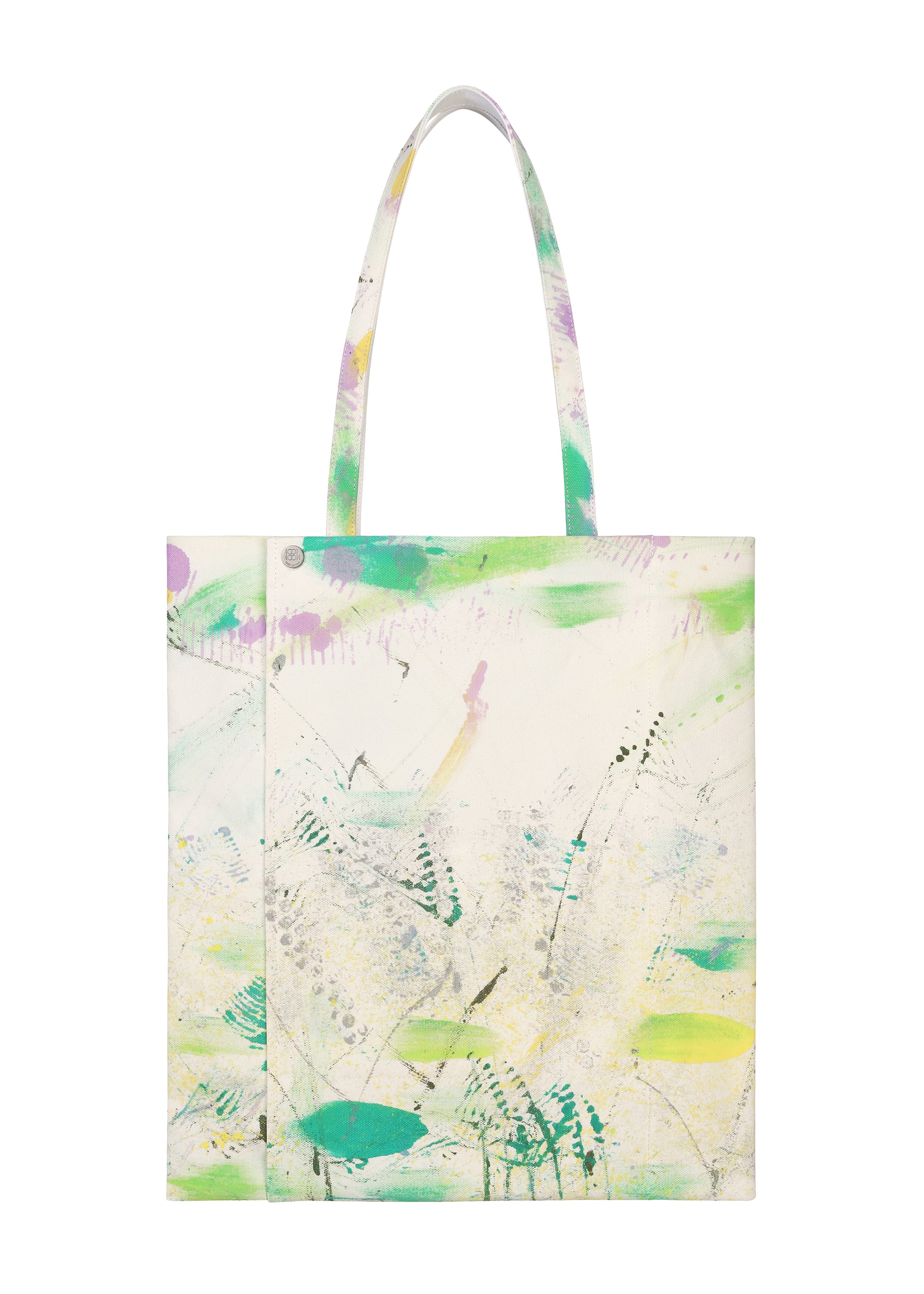 Issey Miyake Good Goods Good Printer's Bag Daikanyama tote fialová s potiskem