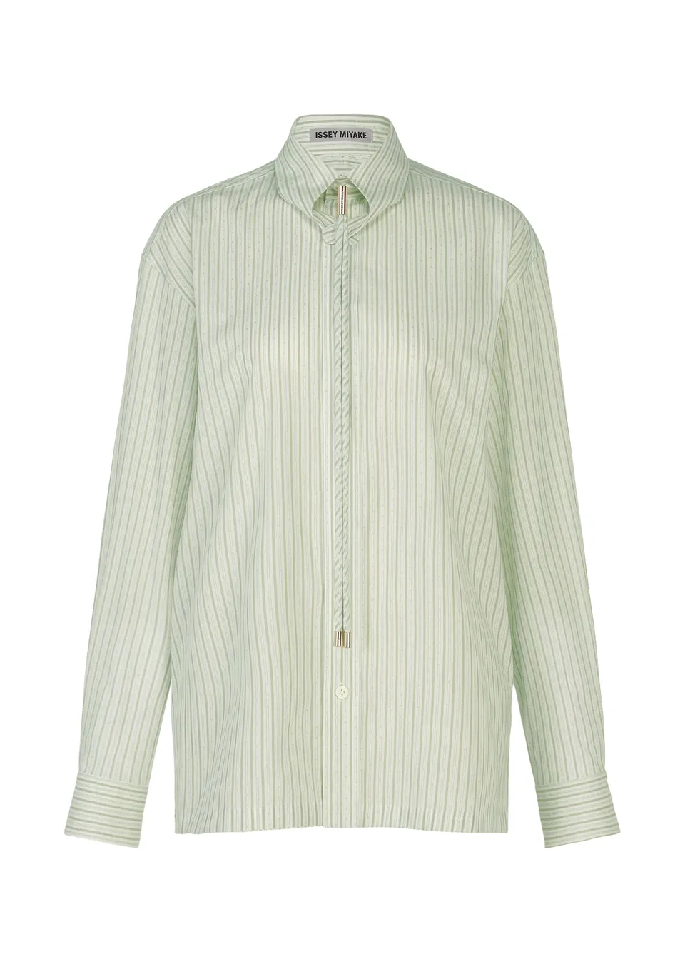 Issey Miyake Monsieur Shirt Dobby Stripe košile bílá bavlněná