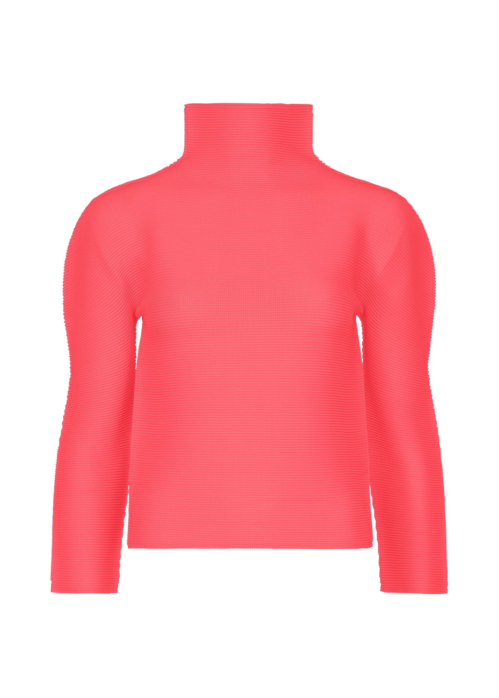 Issey Miyake Palette 13 top šedý s rolákem strečový