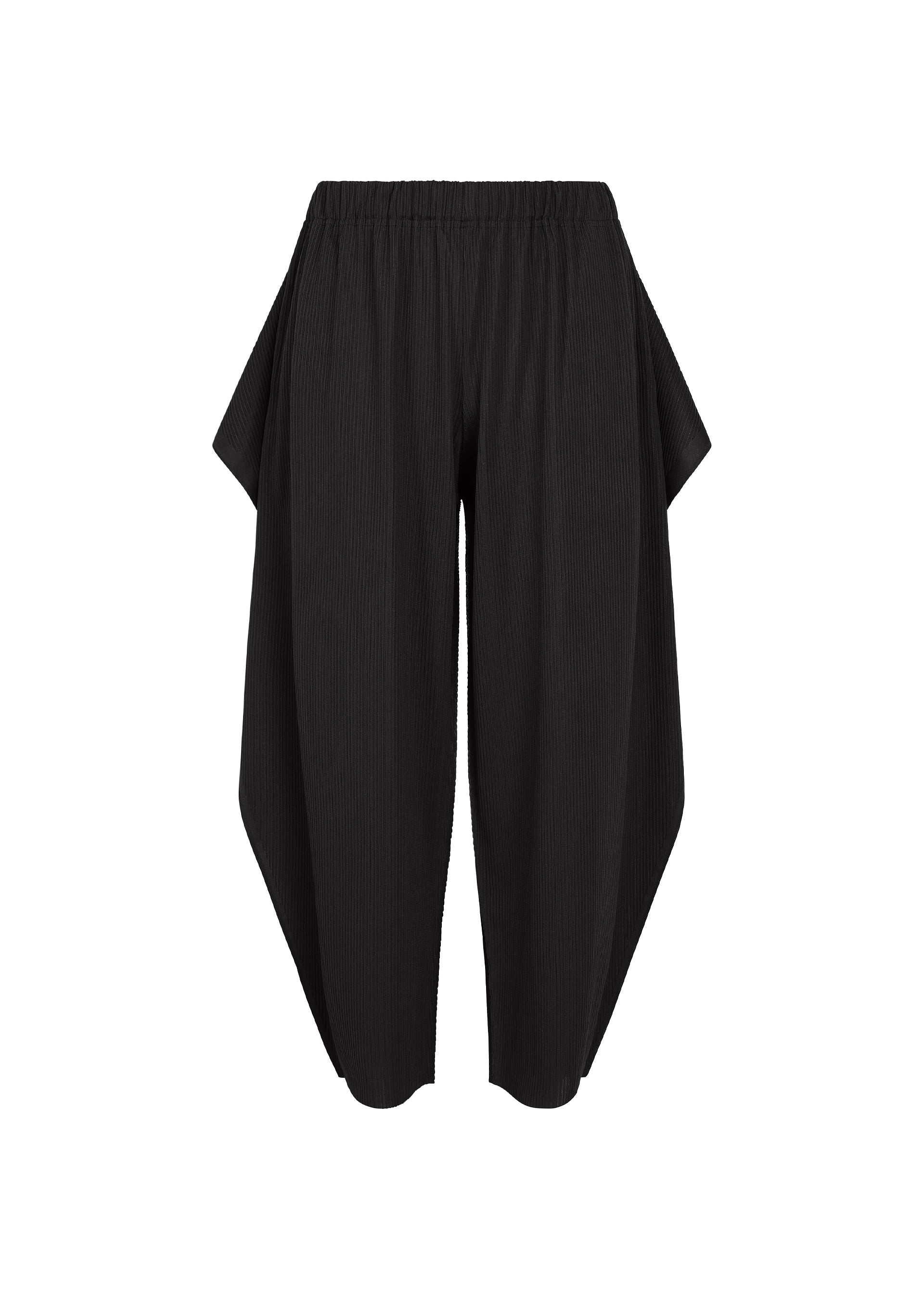 Issey Miyake A-Poc Bottoms plisované kalhoty black