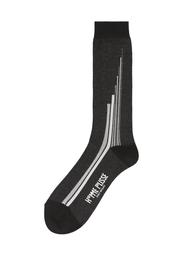 Issey Miyake Ray Socks ponožky černé proužek