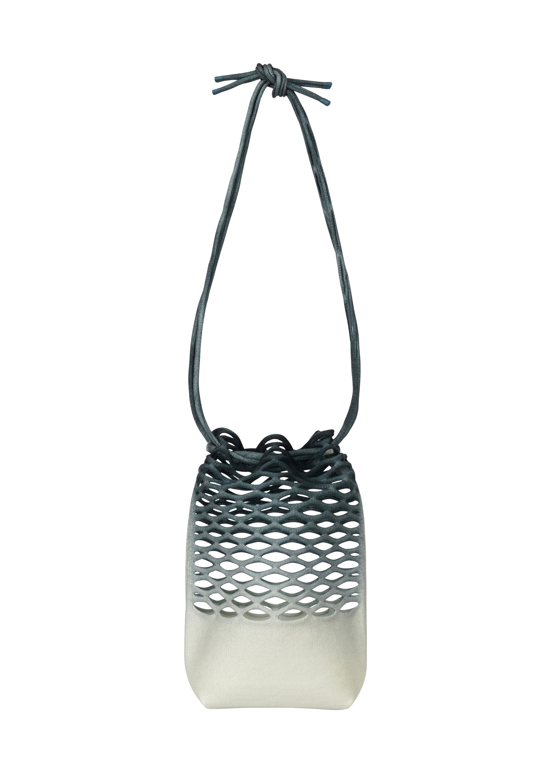 Issey Miyake Mokko Net Gradation kabelka zelená pletená