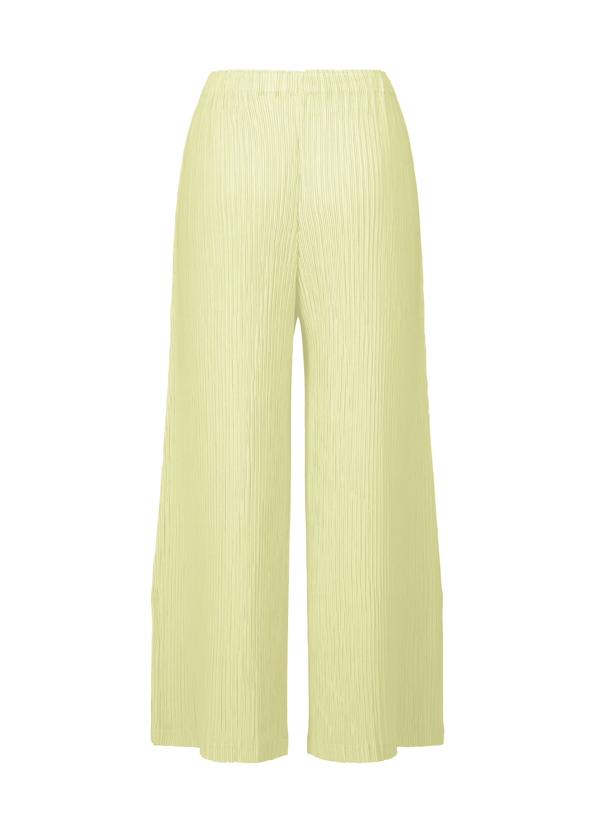Issey Miyake Hatching Bottoms kalhoty černé plisé