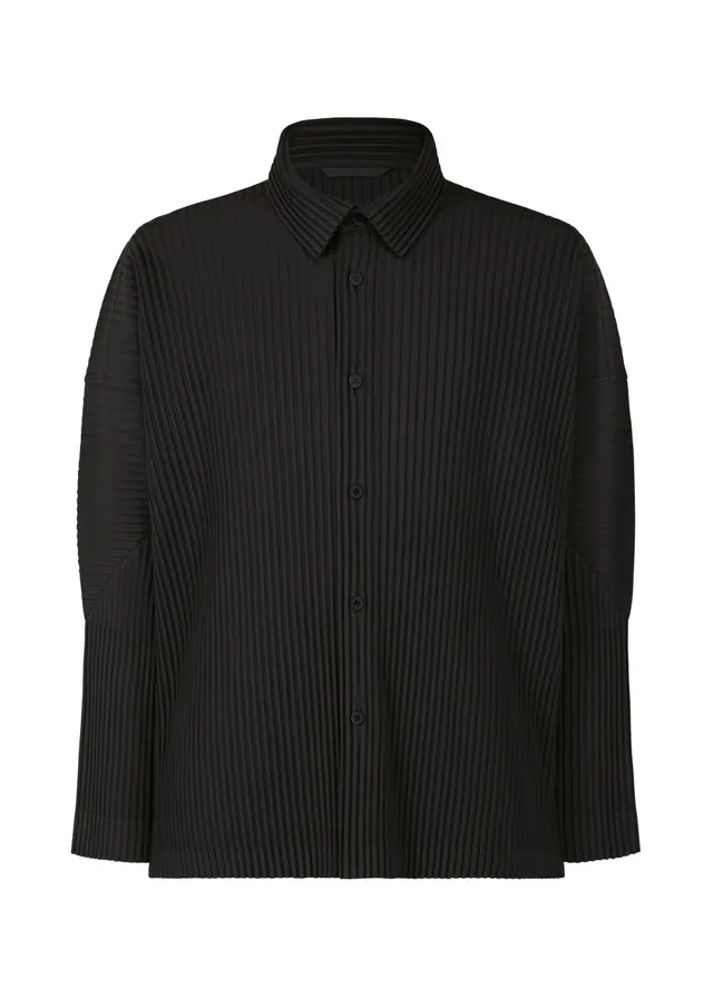 Issey Miyake Monthly Colors October košile černá polyesterová