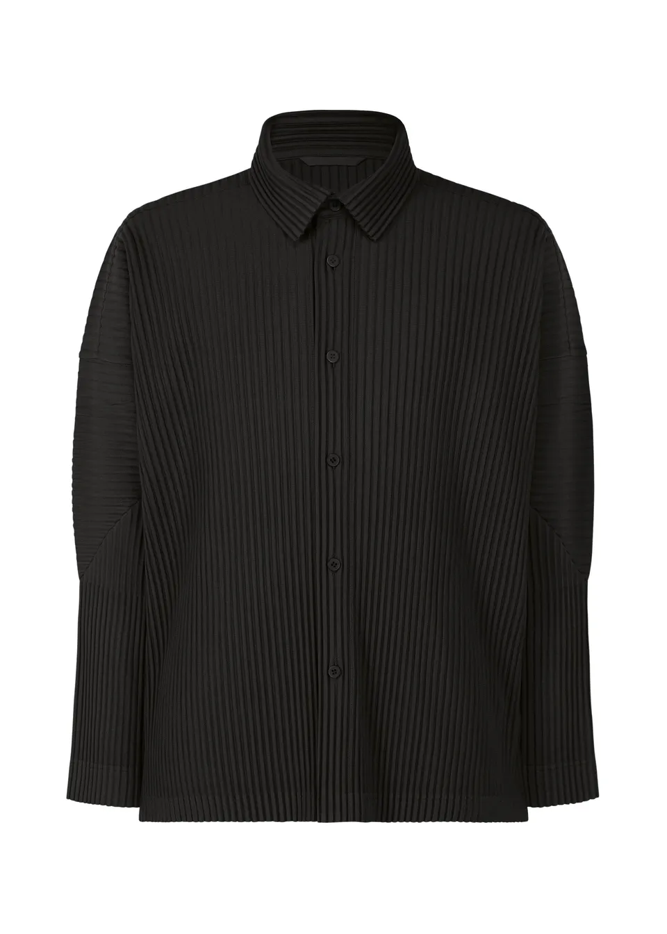 Issey Miyake Monthly Colors October košile černá polyesterová