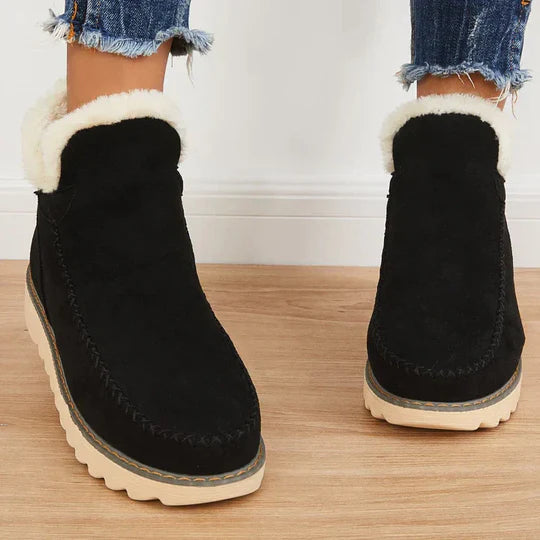 Norielle zateplené kotníkové boty slip-on s kožíškem