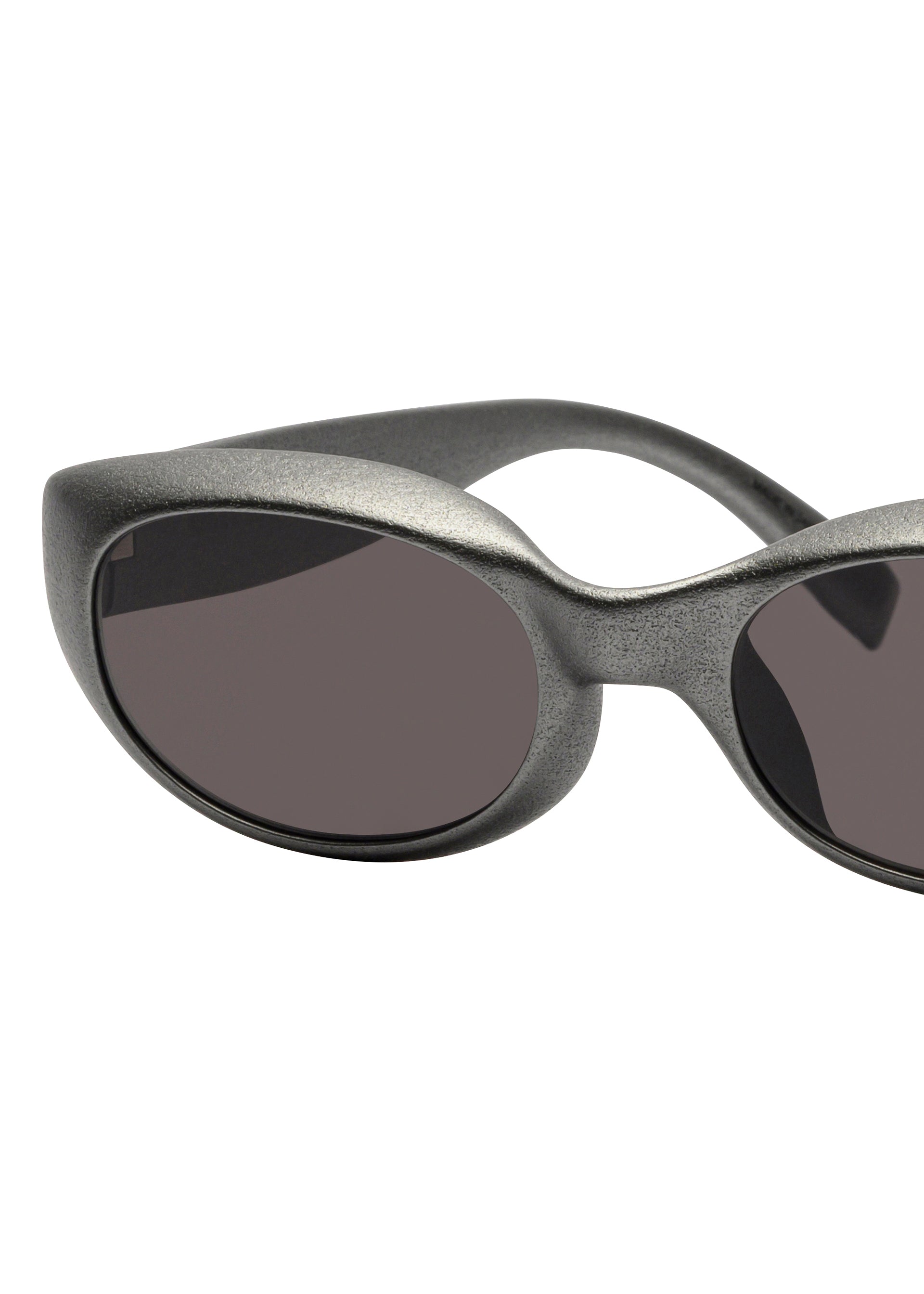 Issey Miyake Eyes Grit-Square sluneční brýle stříbrné