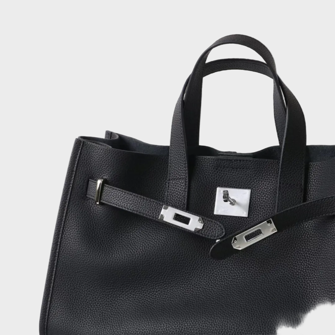 Norielle shopper kabelka s dvojitou rukojetí hnědá