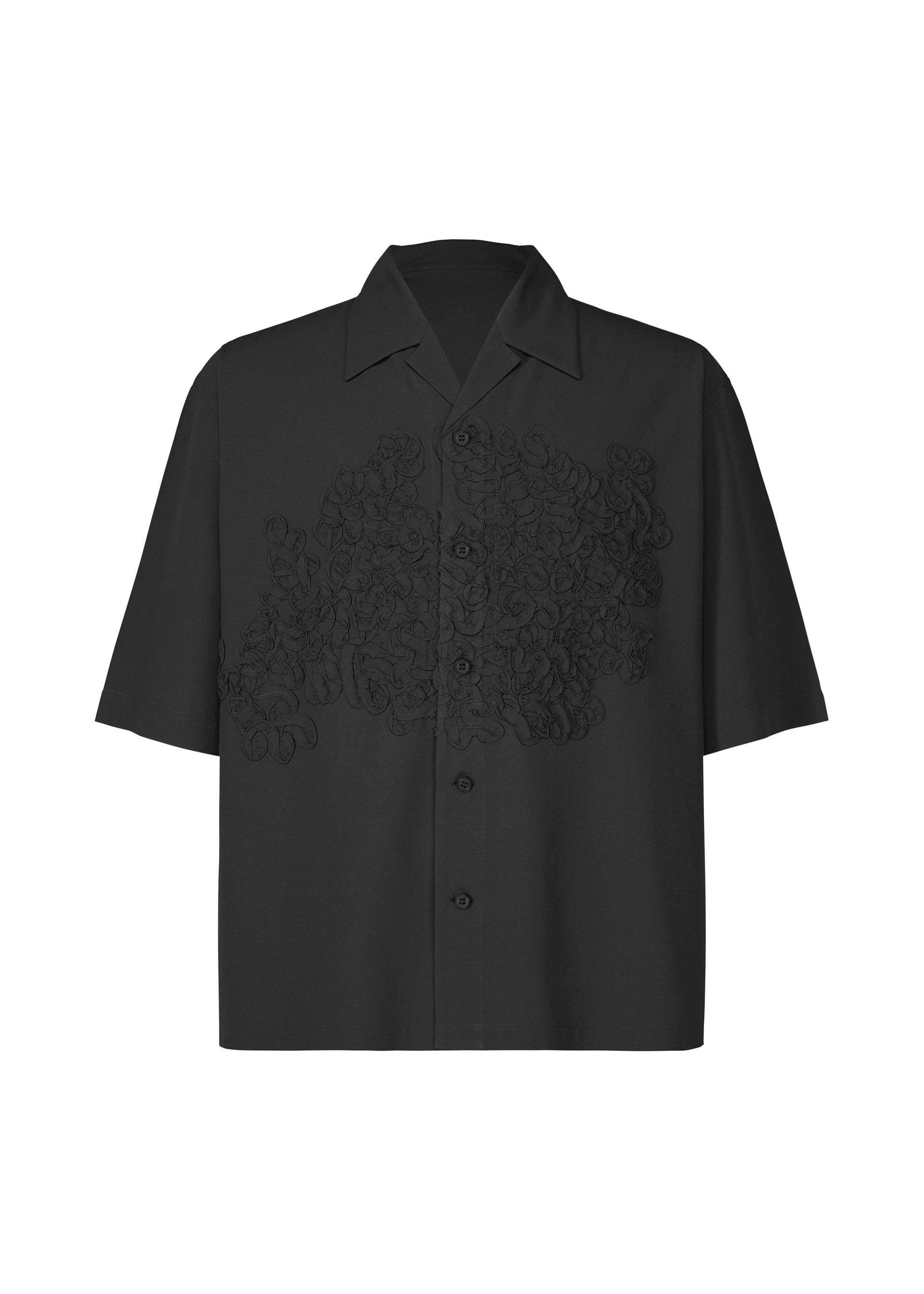 Homme Plissé Issey Miyake Embroidery Press košile bílá