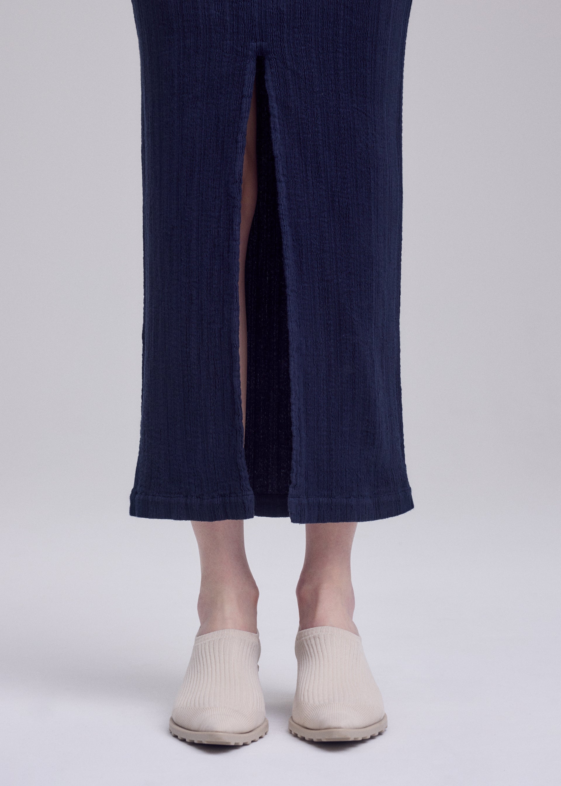 Issey Miyake Anna boty černé pletené 38