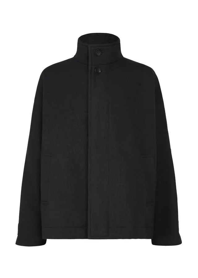 Issey Miyake FULLER WOOL bunda black vlněná