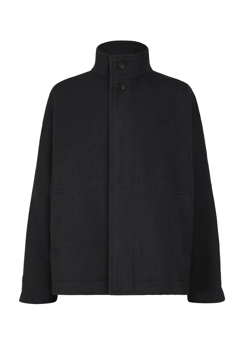 Issey Miyake FULLER WOOL bunda black vlněná