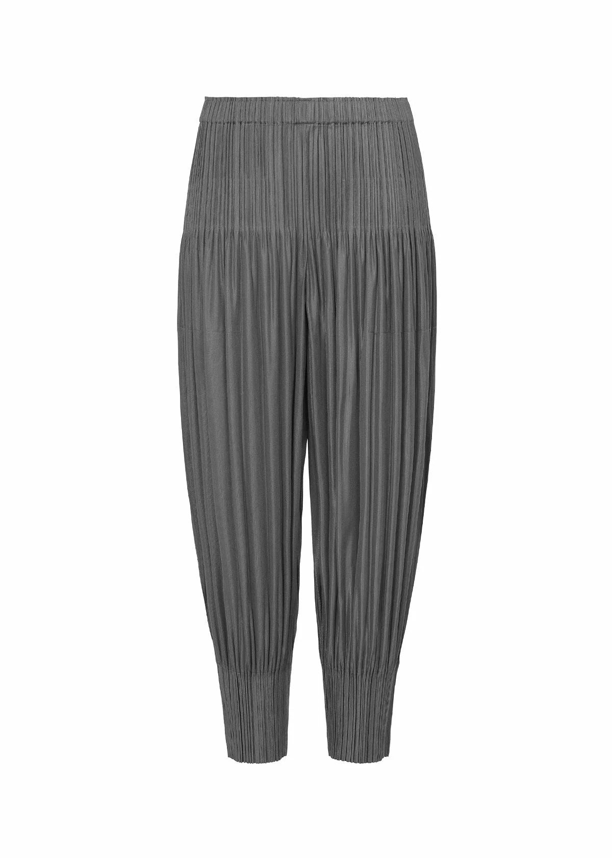 Issey Miyake Fluffy Basics kalhoty černá hladké