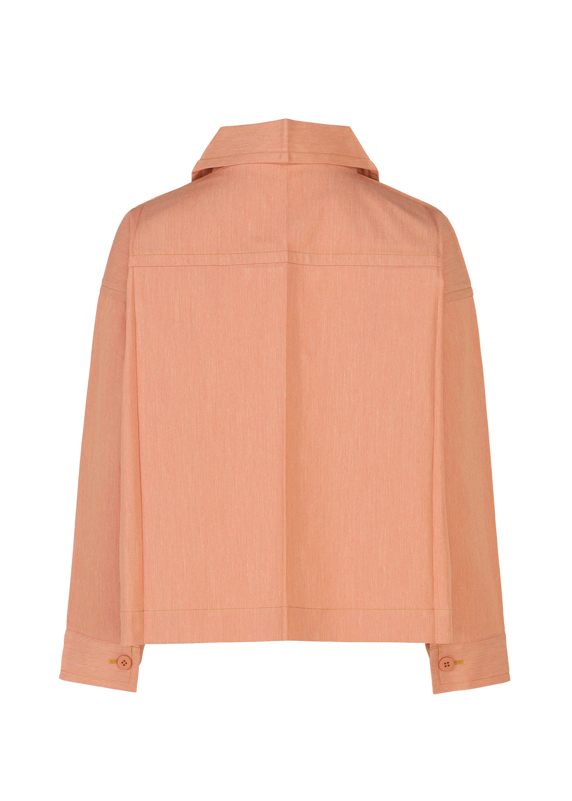 Issey Miyake Flat Denim Seasonal bunda lososová
