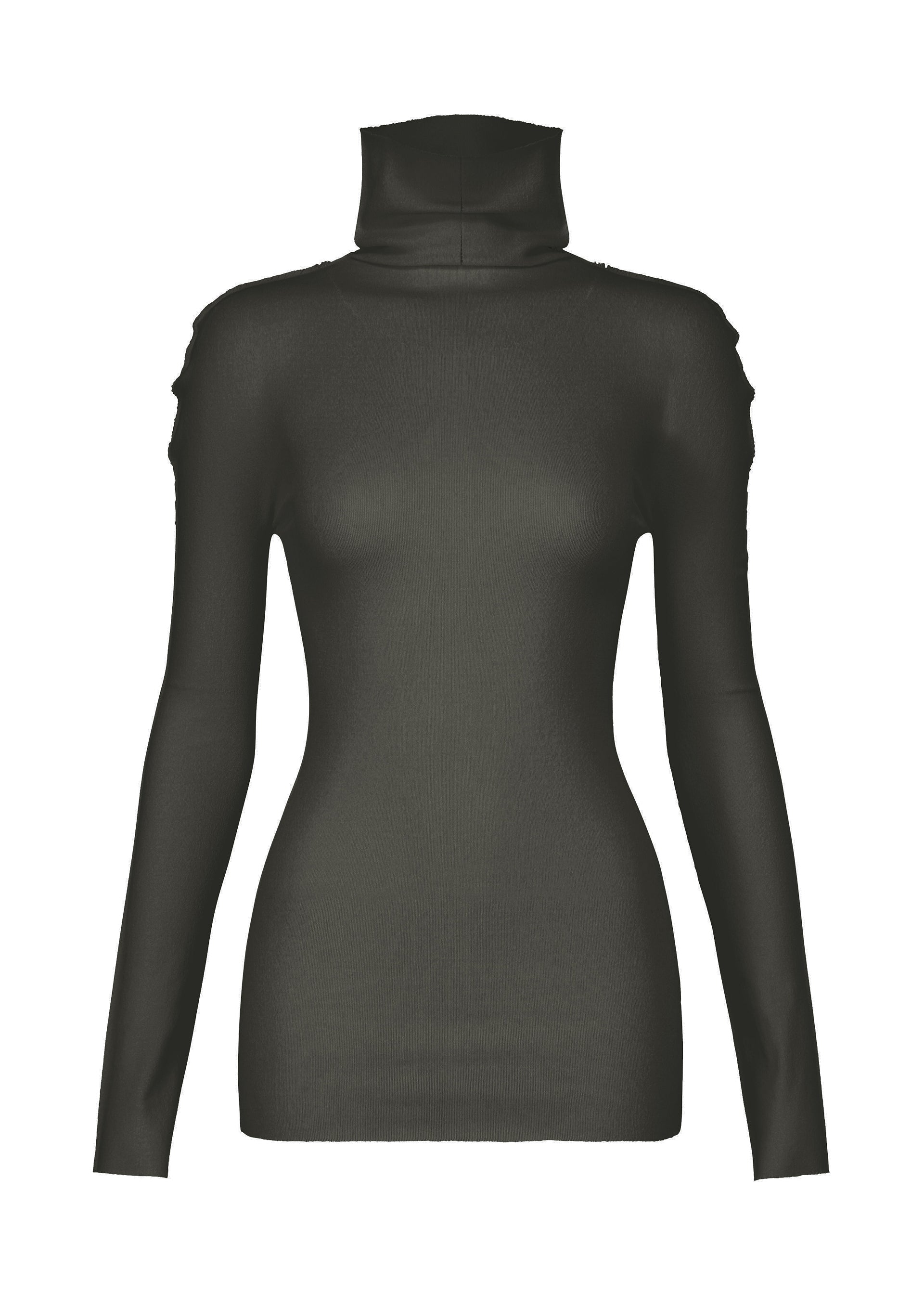 Issey Miyake Cotton Baguette-66 top Off-White vel. 2 přiléhavý