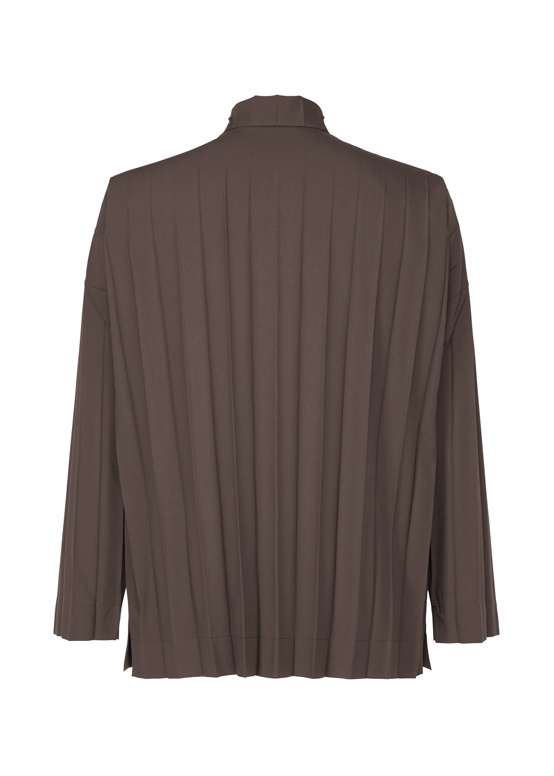 Issey Miyake Edge Shirt košile šedá plisovaná