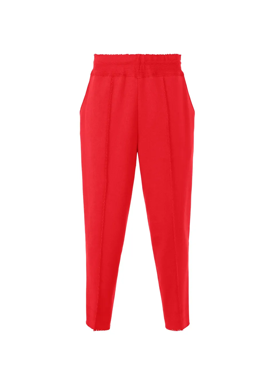 Issey Miyake Type-A 001-3 kalhoty hnědé pletené